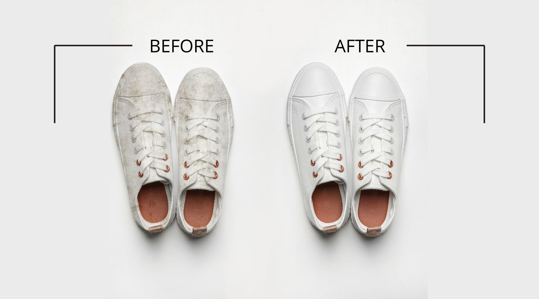 how to clean white shoes with bleach and baking soda