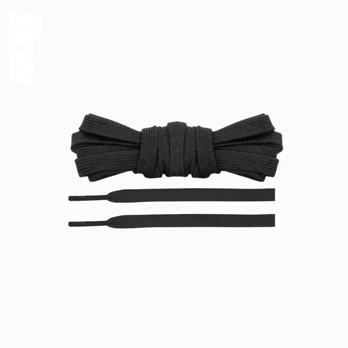 Black replacement laces for Adidas Runfalcon 3.0 shoes by Kicks Shoelaces