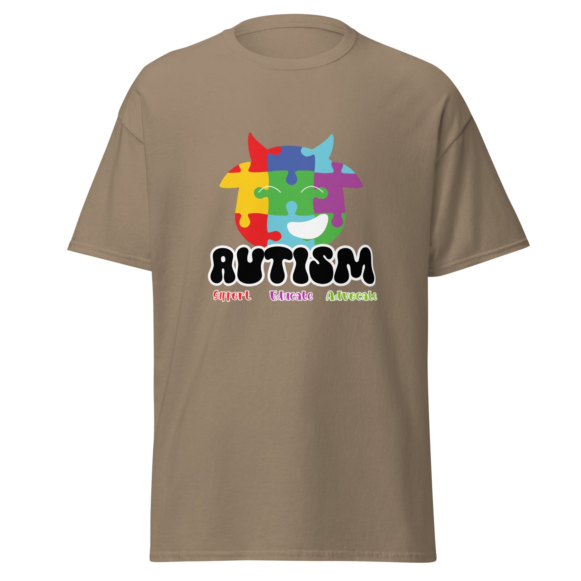 Autism Advocate Mens Custom T Shirt - Kicks Shoelaces