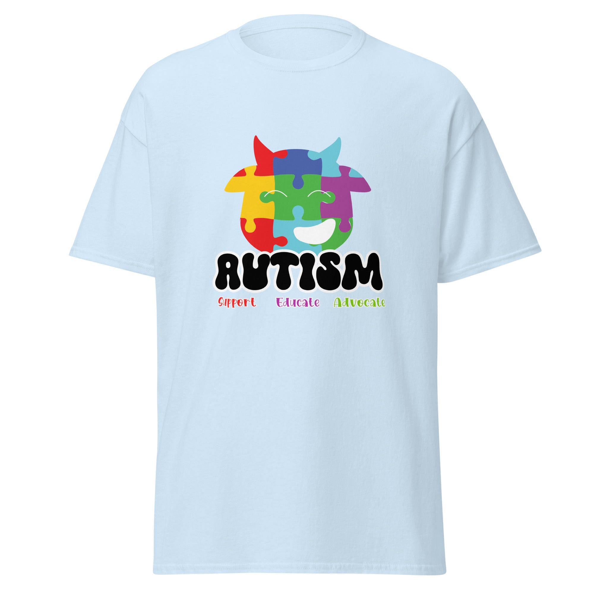 Autism Advocate Mens Custom T Shirt - Kicks Shoelaces