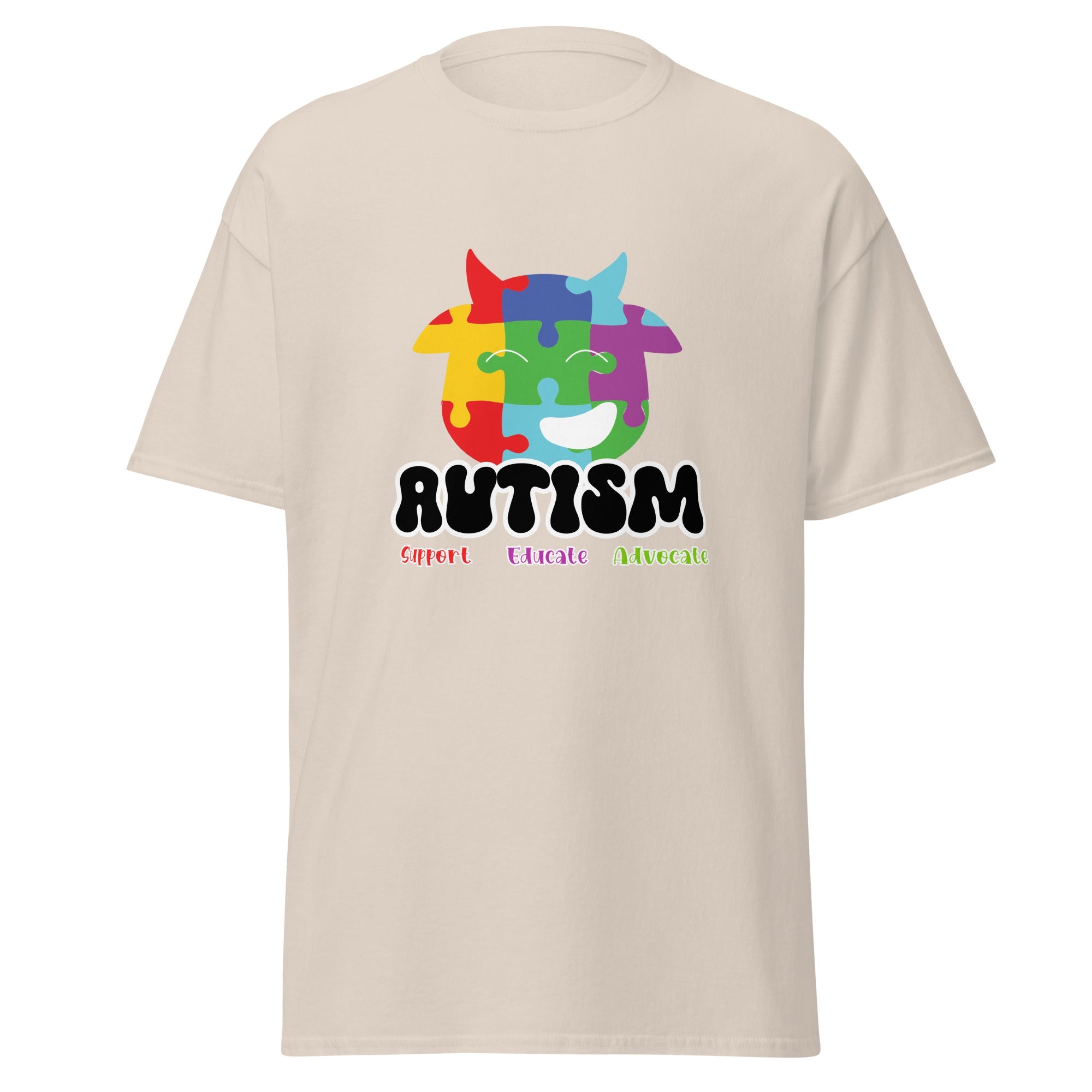 Autism Advocate Mens Custom T Shirt - Kicks Shoelaces