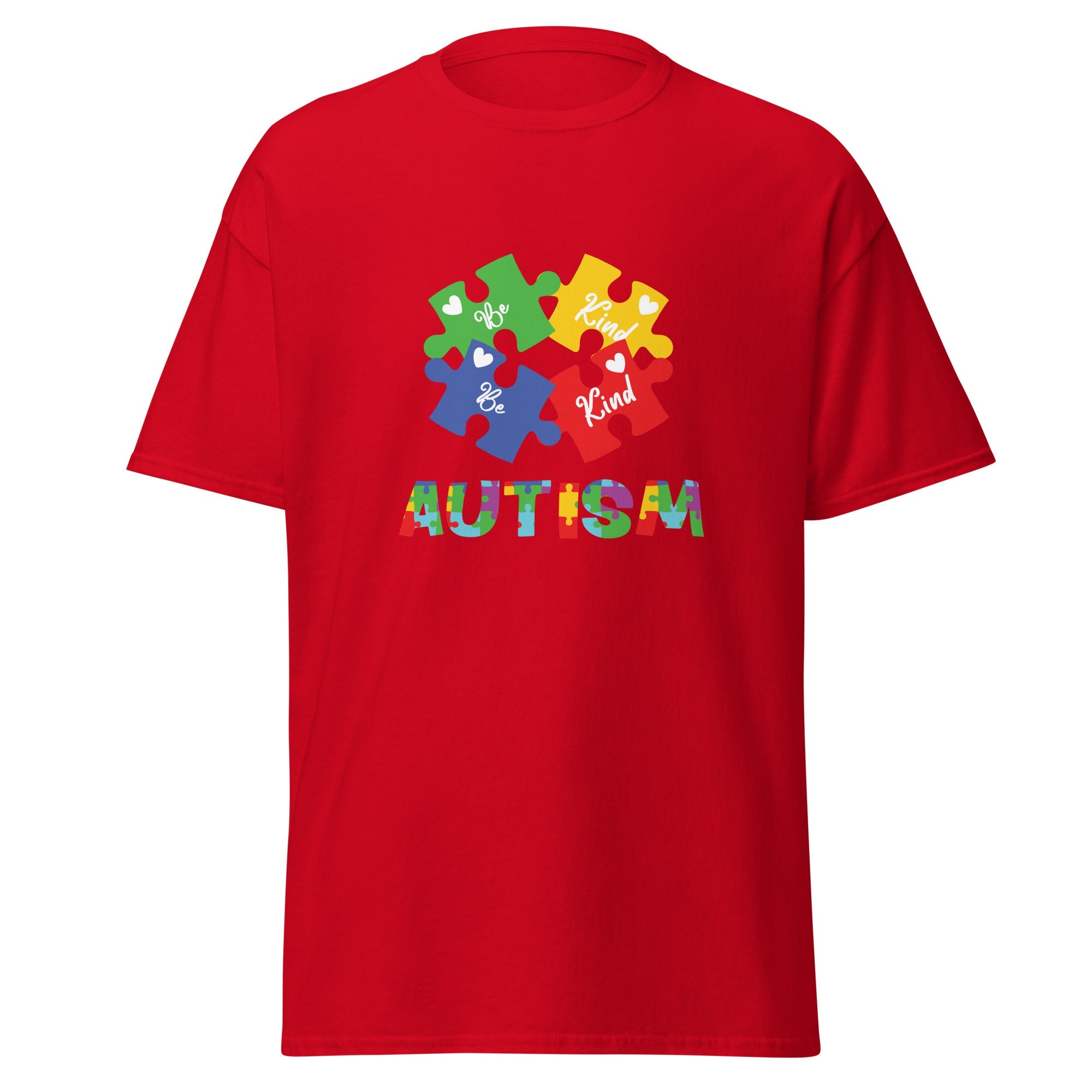 Autism Be Kind Mens Custom T Shirt - Kicks Shoelaces