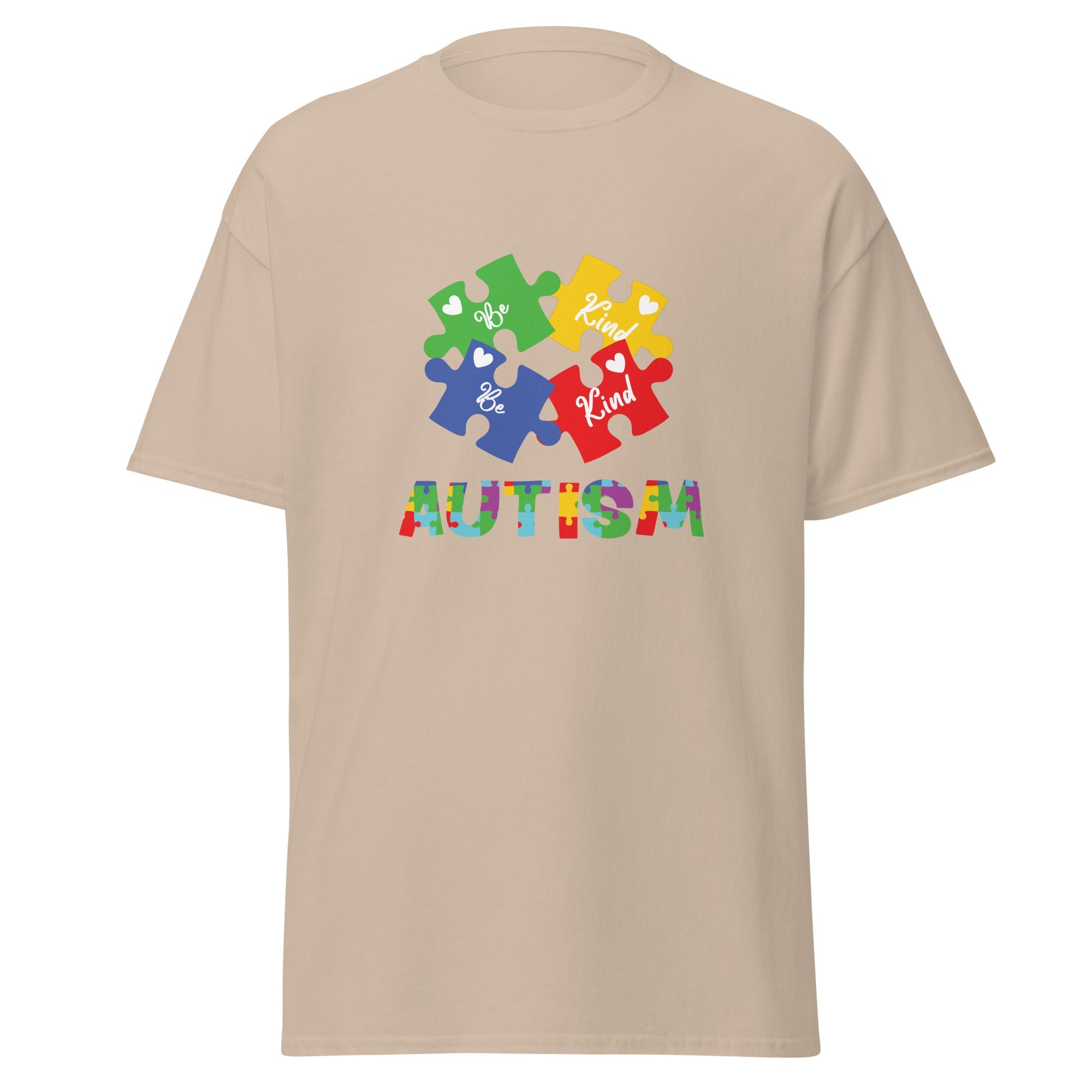 Autism Be Kind Mens Custom T Shirt - Kicks Shoelaces