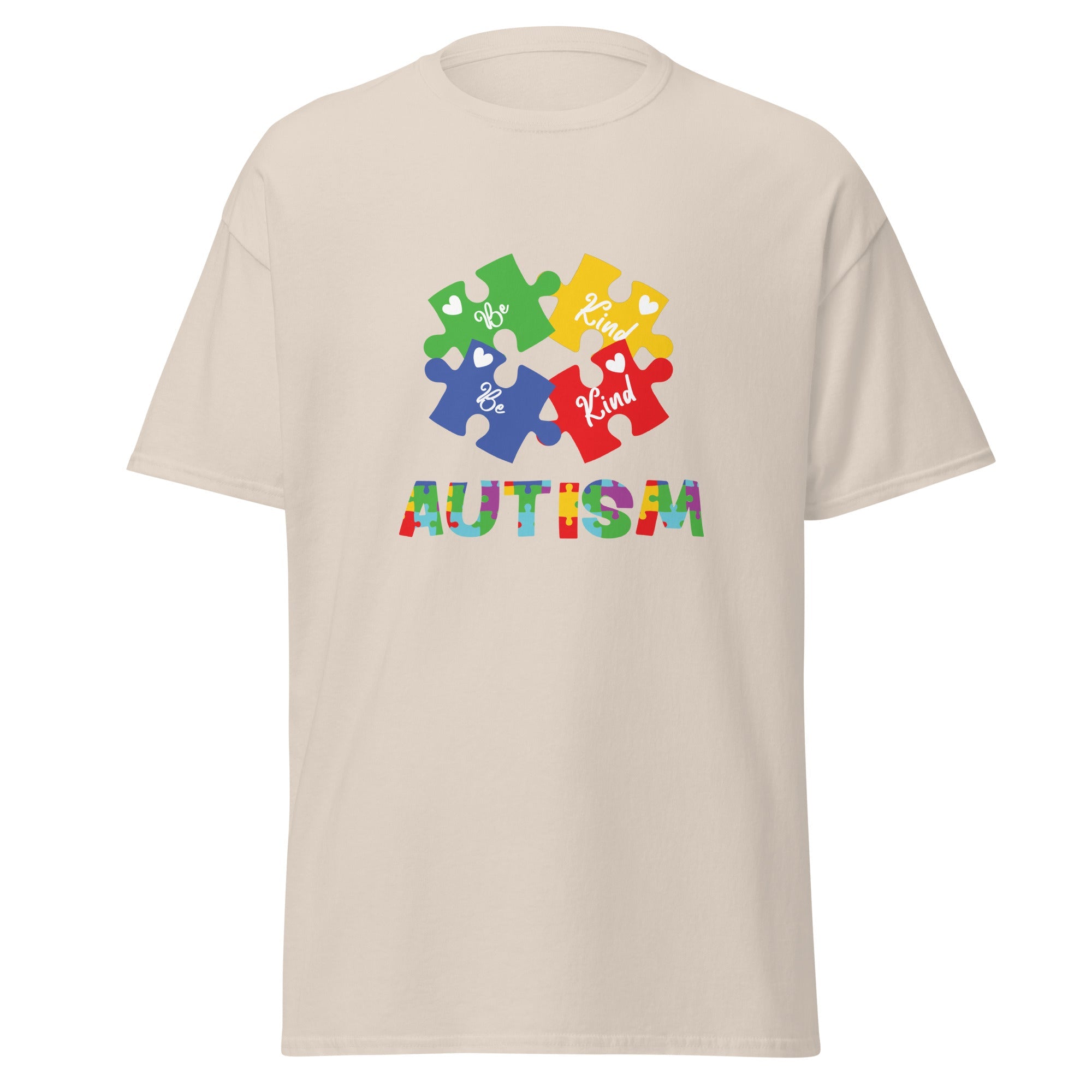 Autism Be Kind Mens Custom T Shirt - Kicks Shoelaces