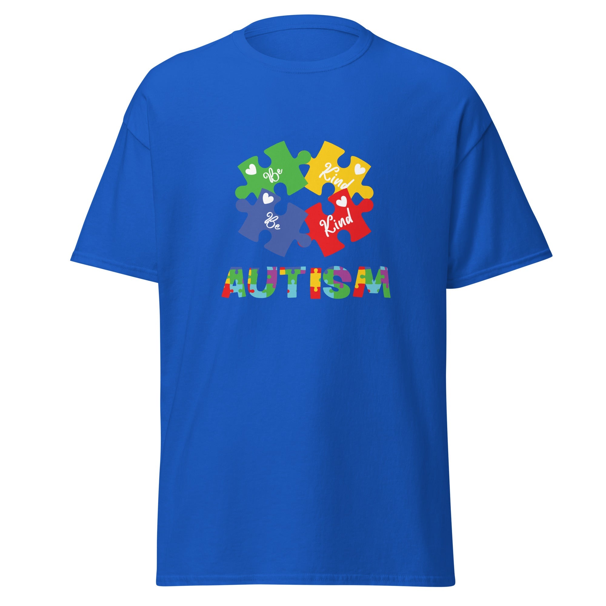 Autism Be Kind Mens Custom T Shirt - Kicks Shoelaces