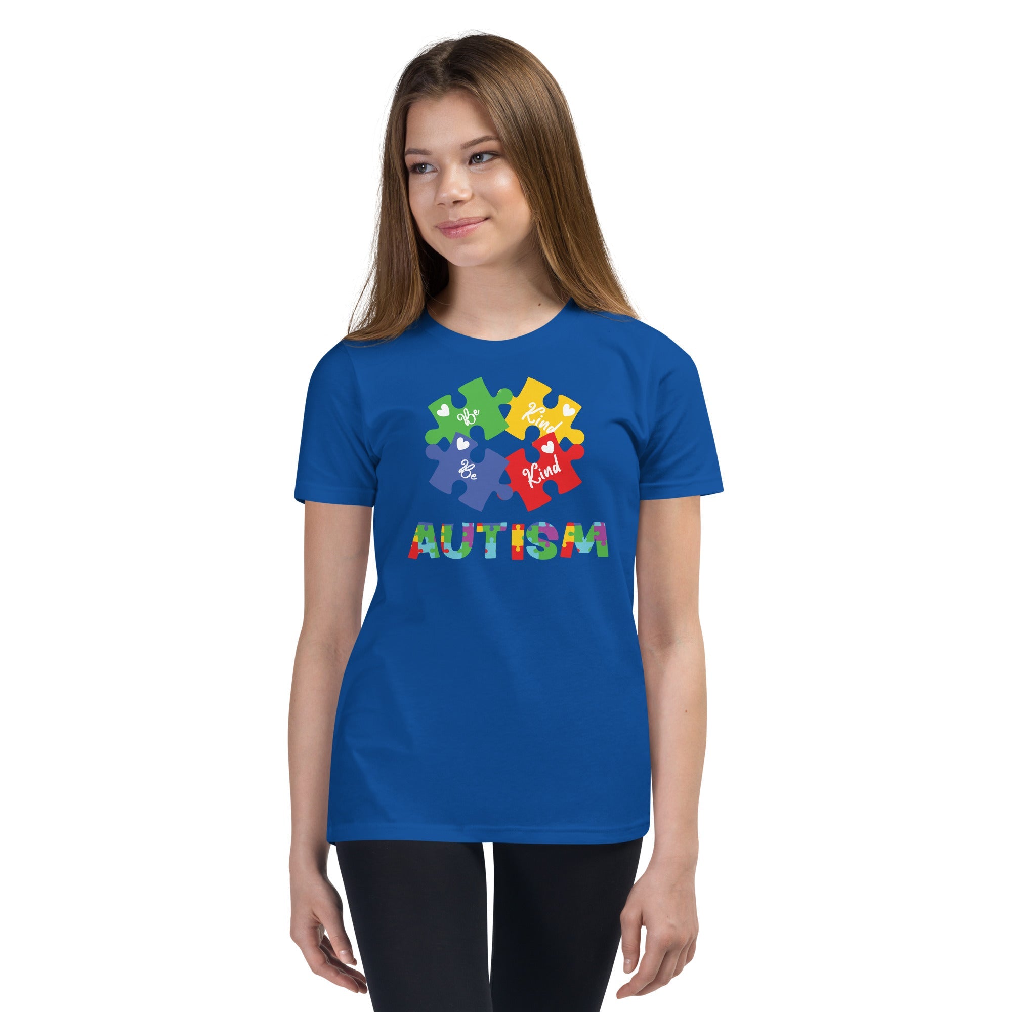 Autism Be Kind Youth Graphic Tees - Kicks Shoelaces