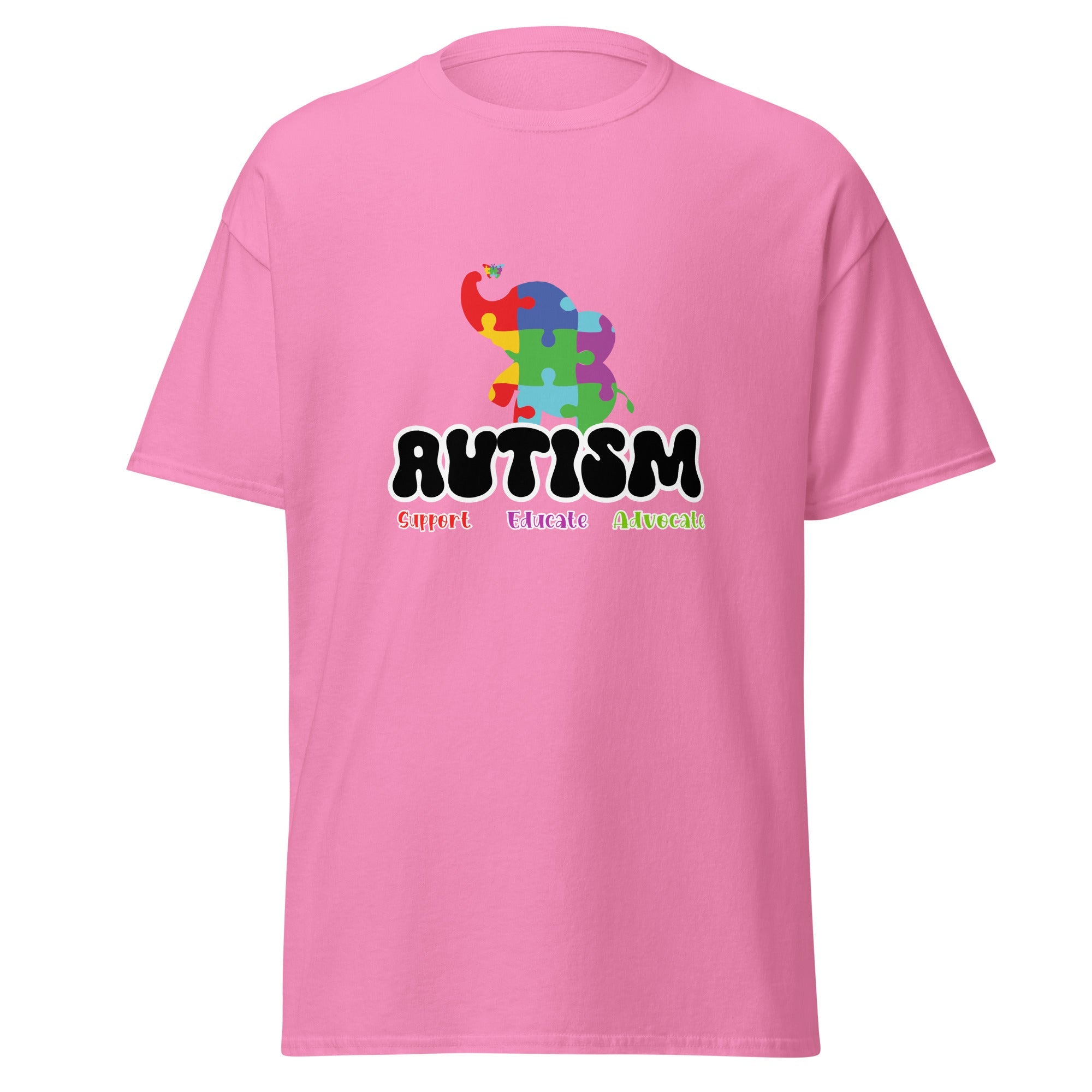 Autism Elephant Mens Custom T Shirt - Kicks Shoelaces