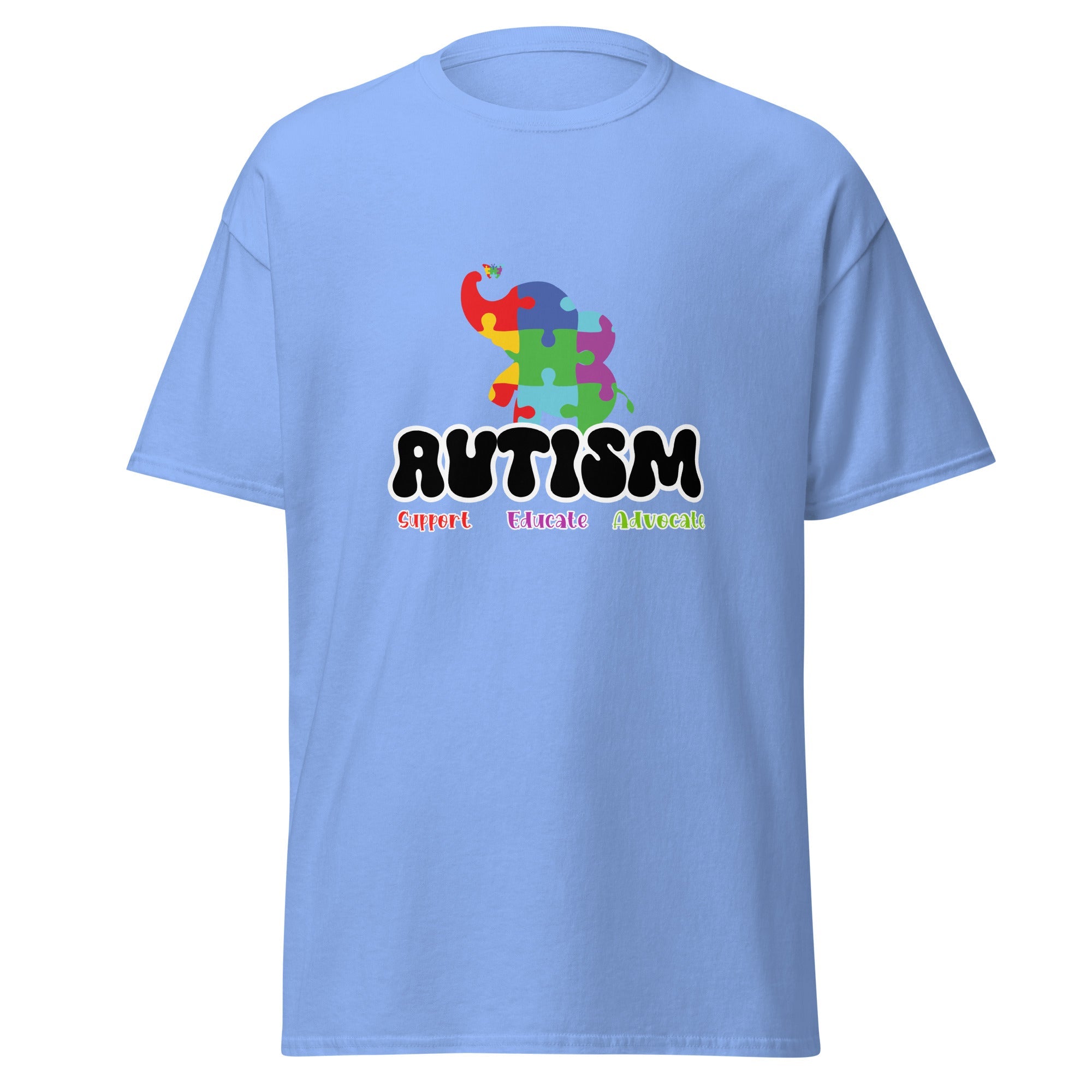 Autism Elephant Mens Custom T Shirt - Kicks Shoelaces