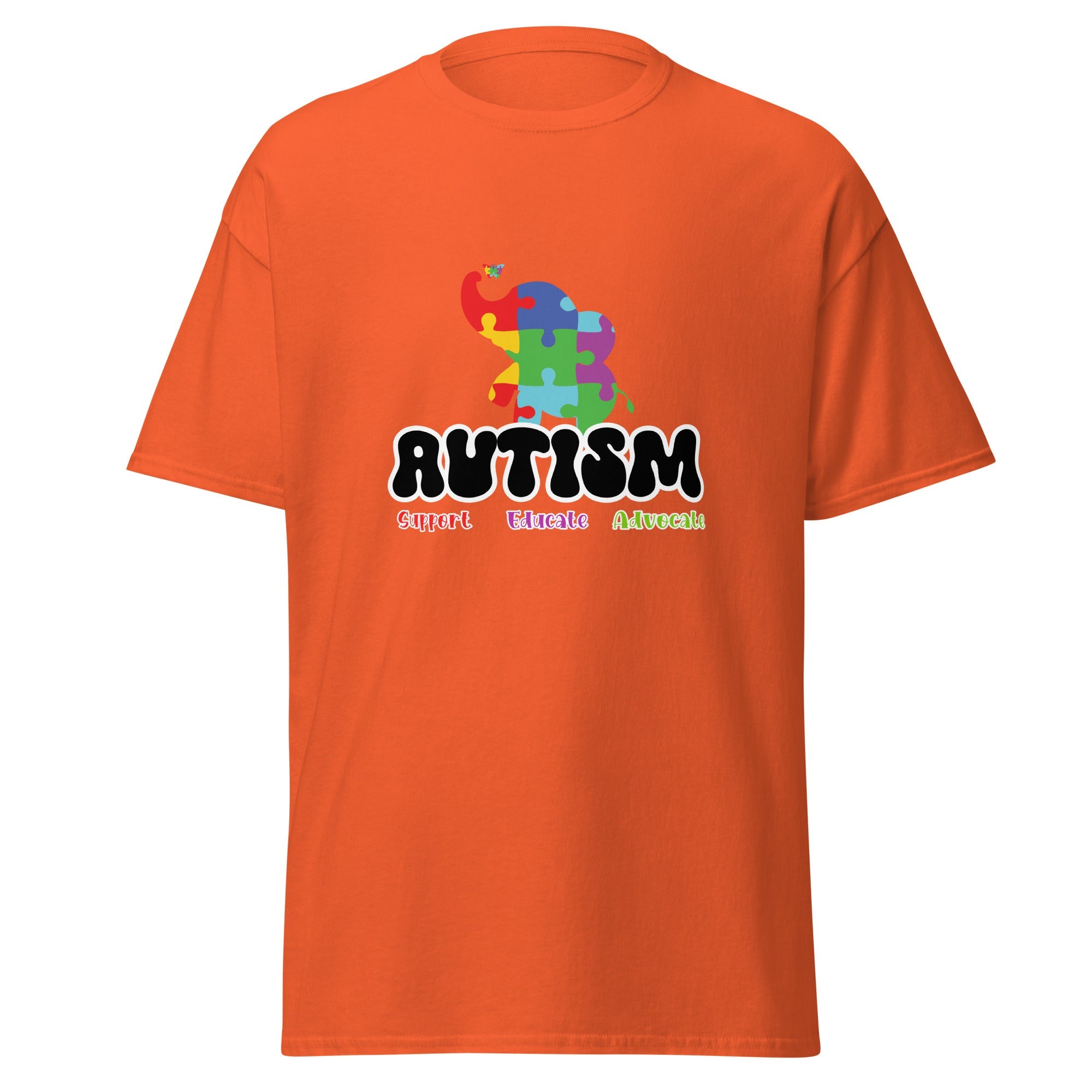 Autism Elephant Mens Custom T Shirt - Kicks Shoelaces