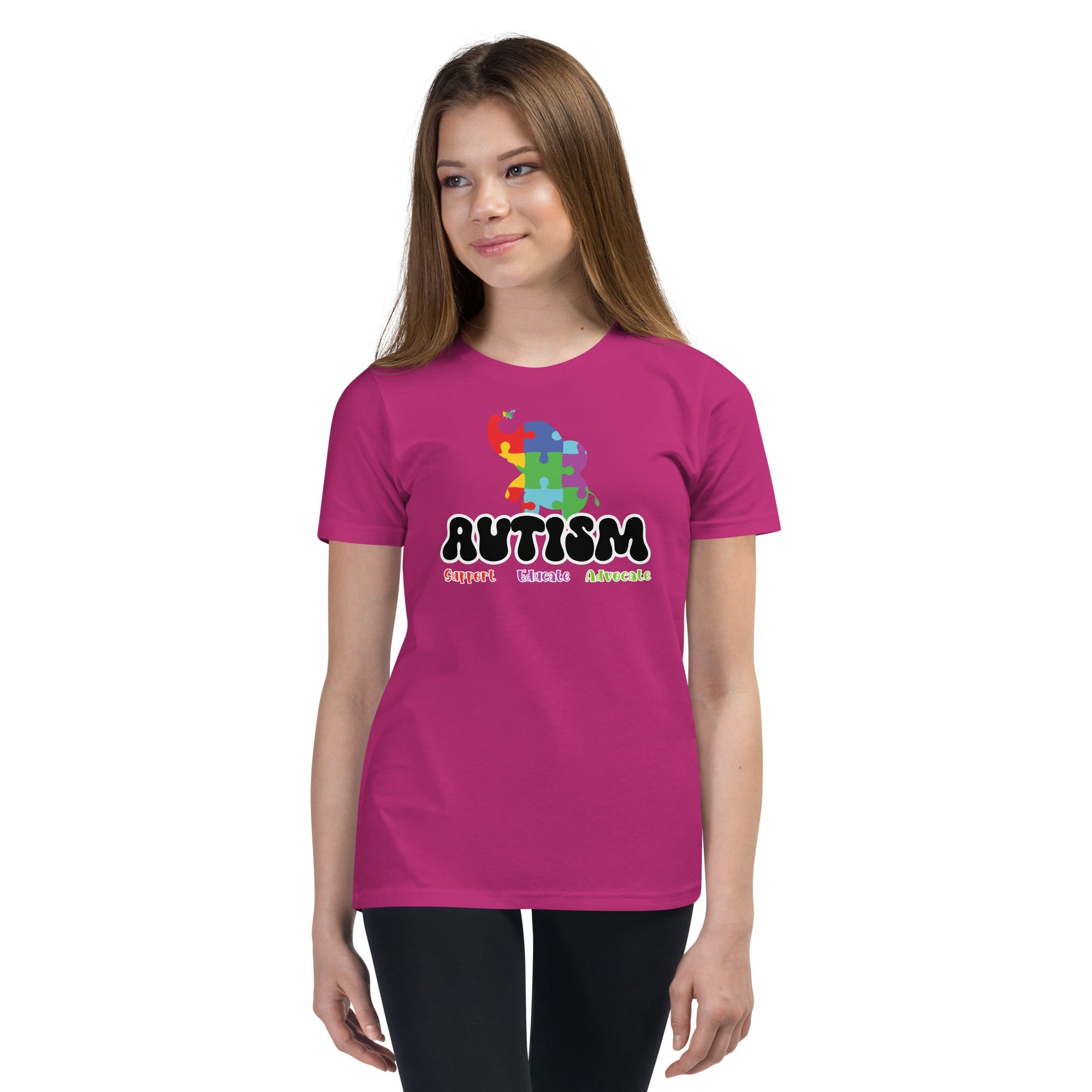 Autism Elephant Youth Graphic Tees - Kicks Shoelaces