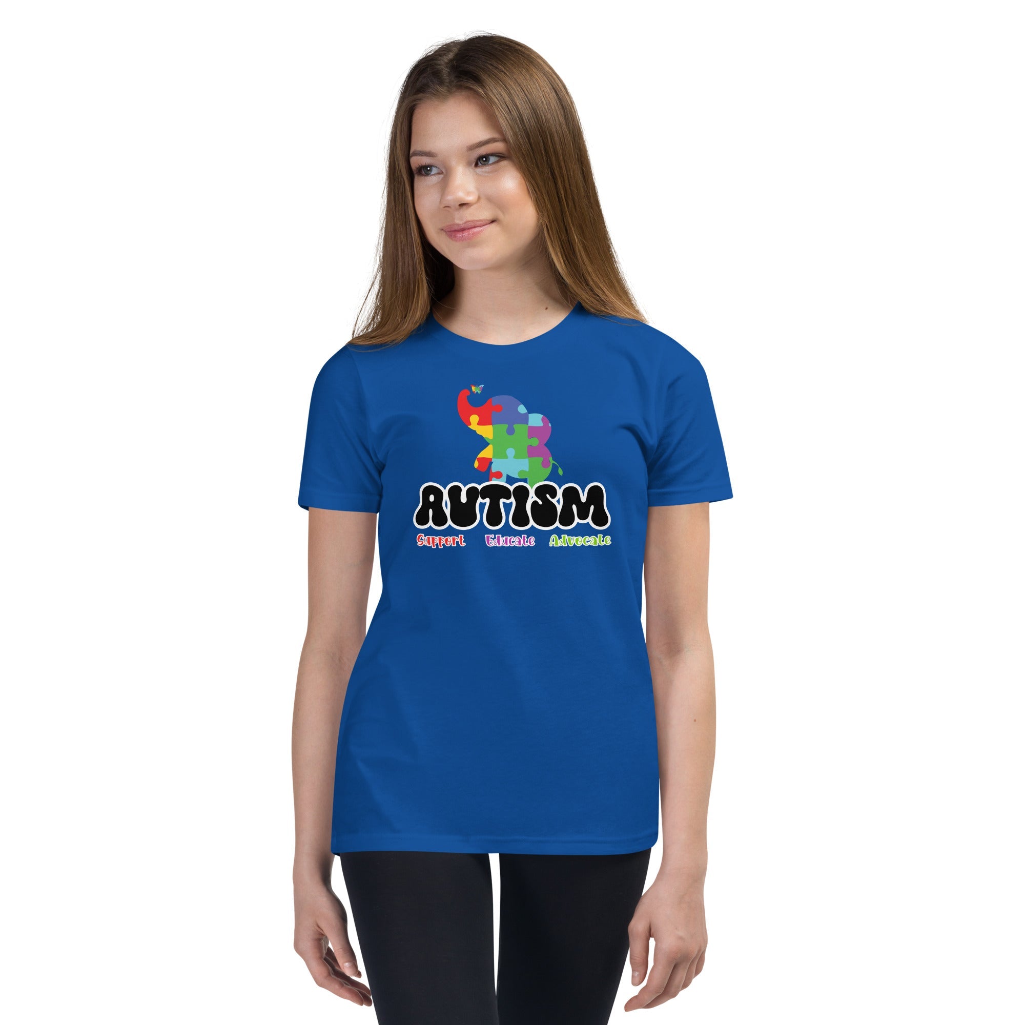 Autism Elephant Youth Graphic Tees - Kicks Shoelaces