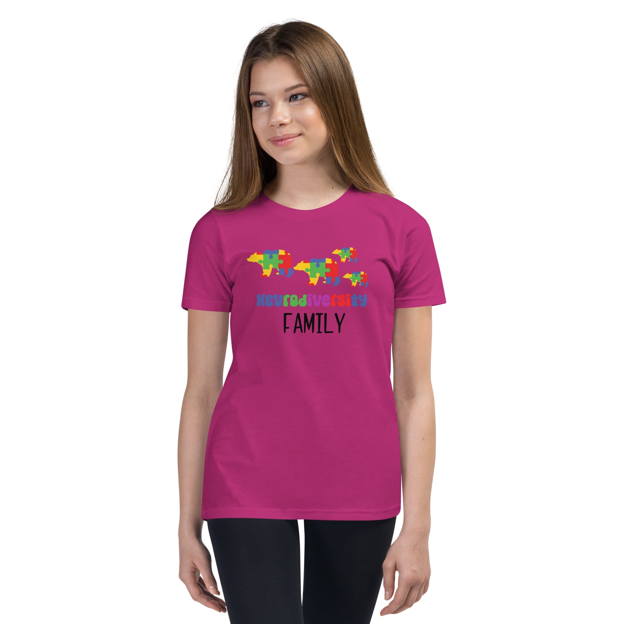 Autism Family Youth Graphic Tees - Kicks Shoelaces
