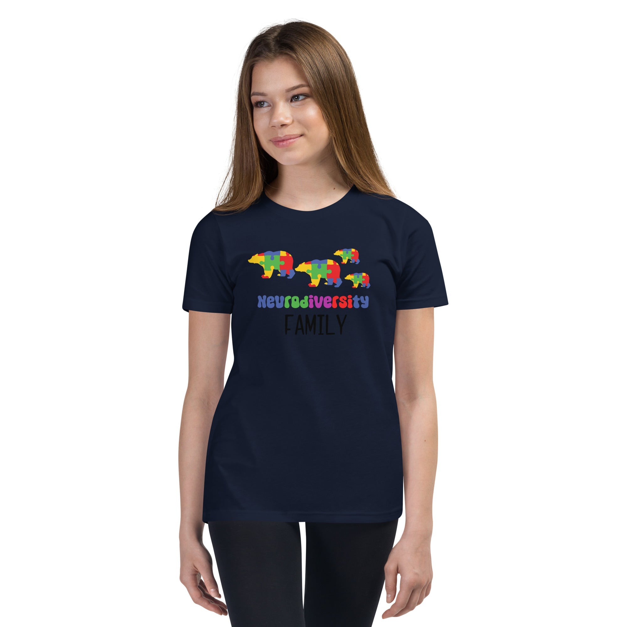 Autism Family Youth Graphic Tees - Kicks Shoelaces