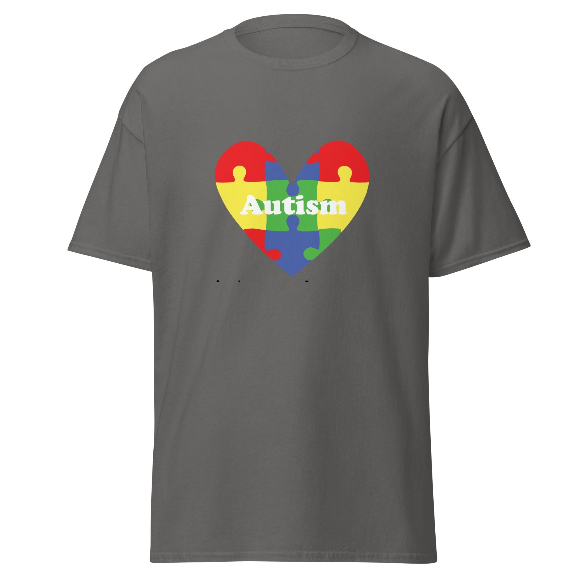 Autism Heart Mens Custom T Shirt - Kicks Shoelaces