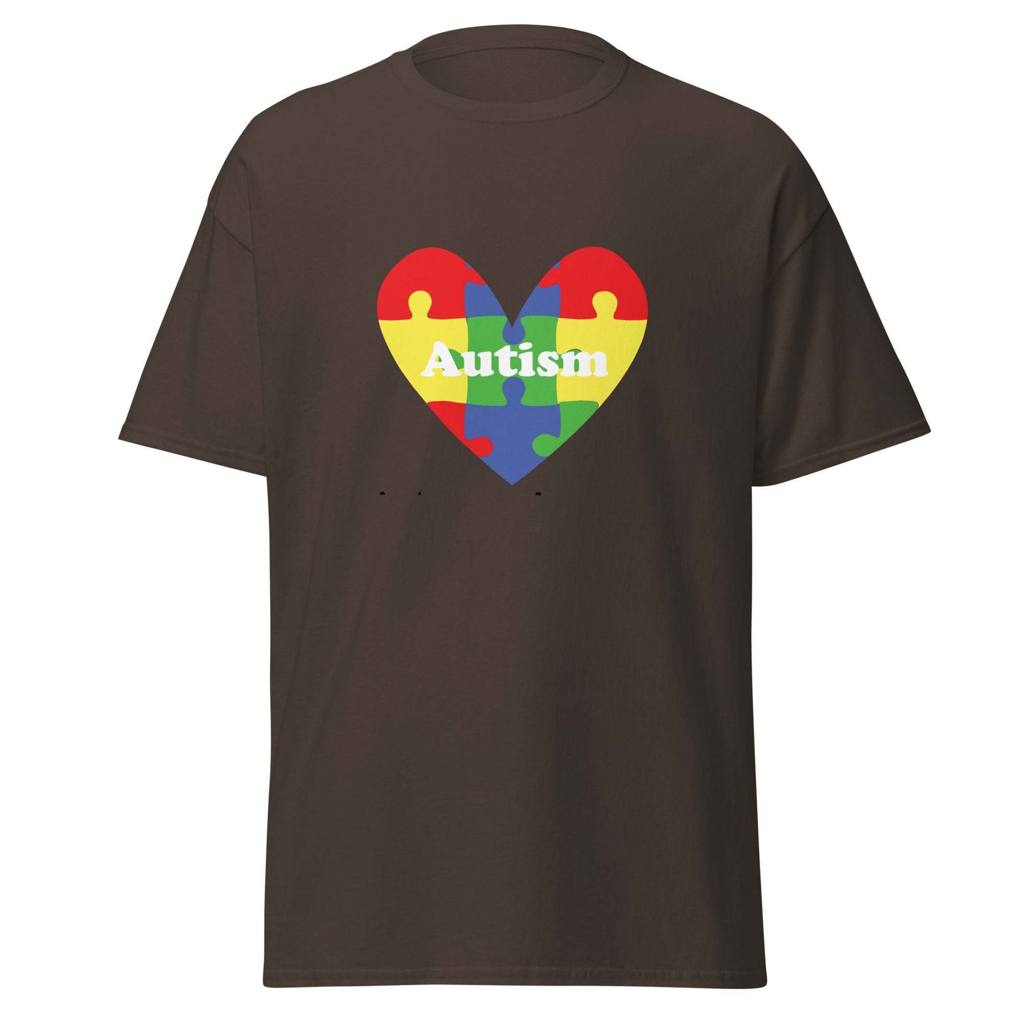 Autism Heart Mens Custom T Shirt - Kicks Shoelaces