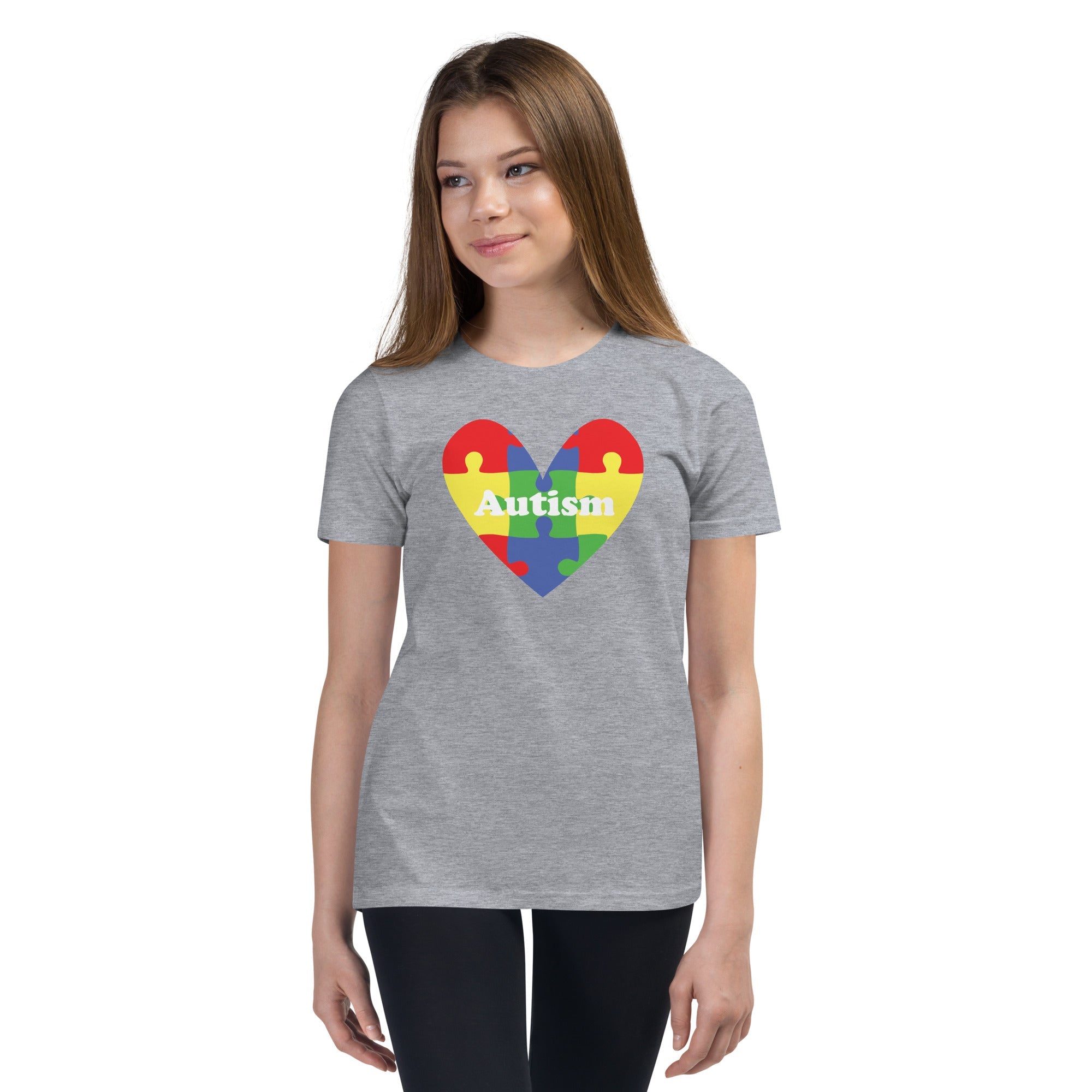 Autism Heart Youth Graphic Tees - Kicks Shoelaces