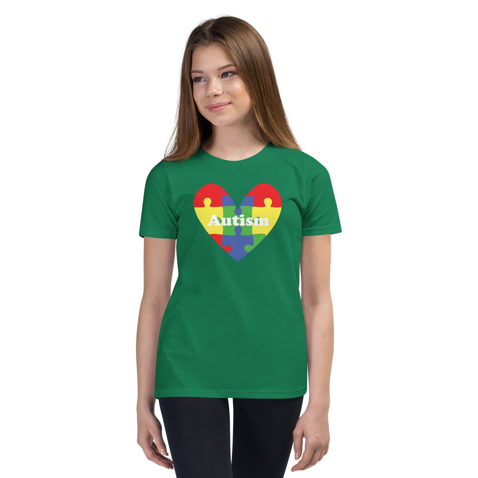 Autism Heart Youth Graphic Tees - Kicks Shoelaces