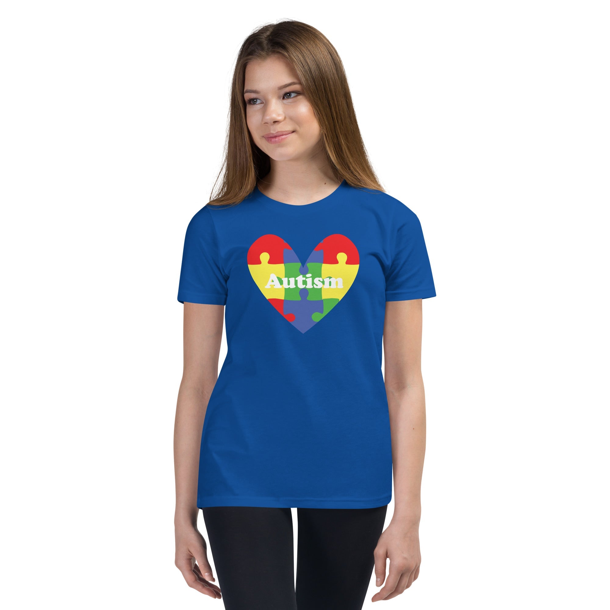 Autism Heart Youth Graphic Tees - Kicks Shoelaces