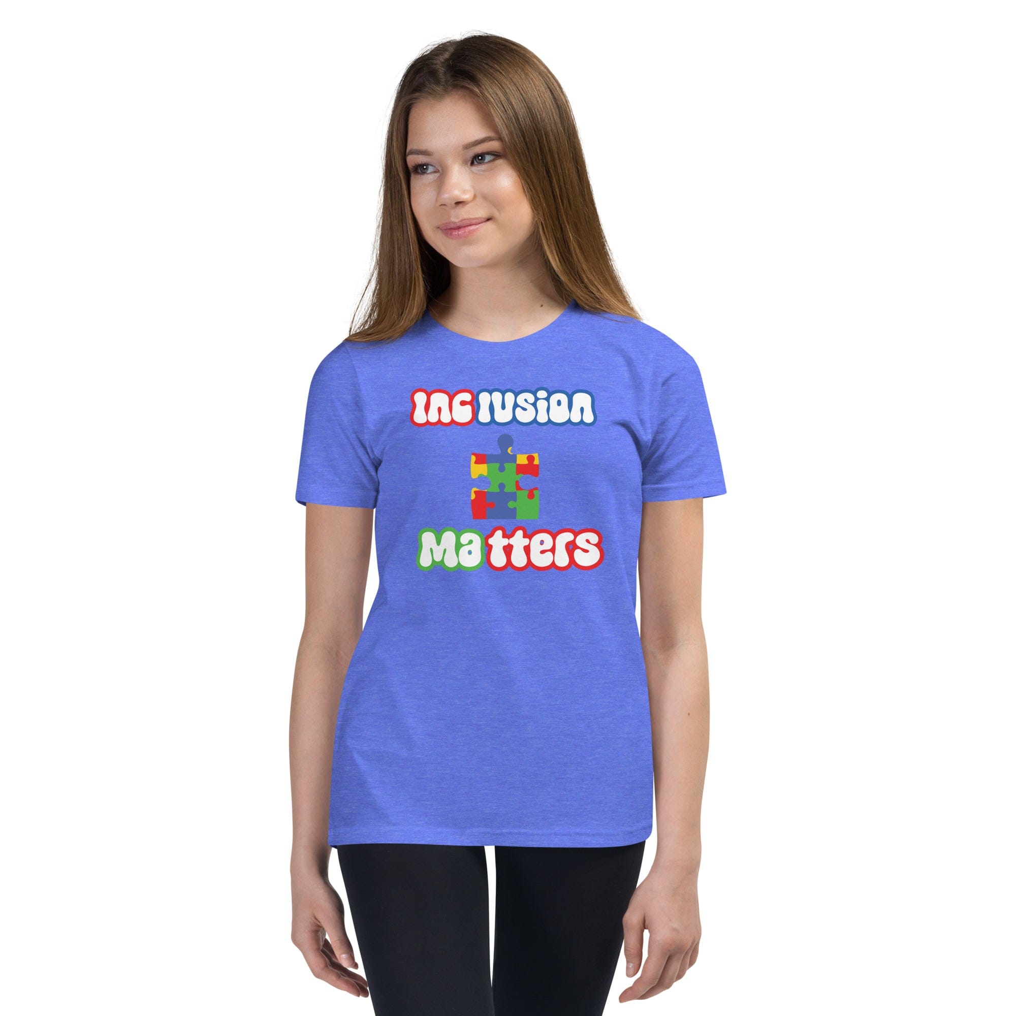 Autism Inclusion Matters Youth Graphic Tees - Kicks Shoelaces