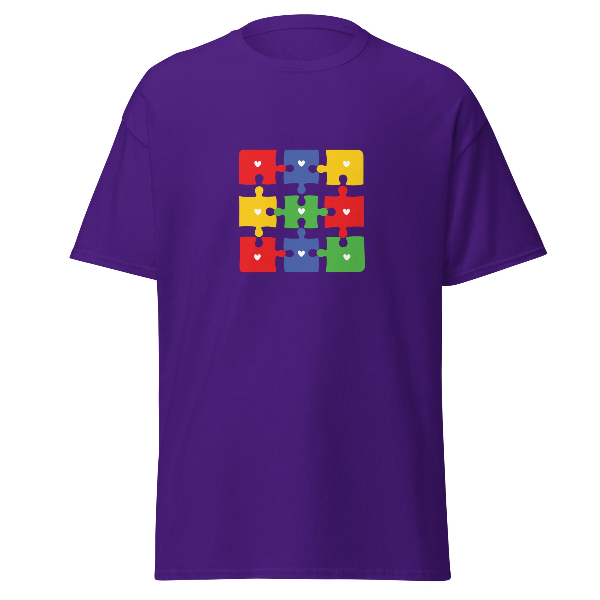 Autism Jigsaw Mens Custom T Shirt - Kicks Shoelaces