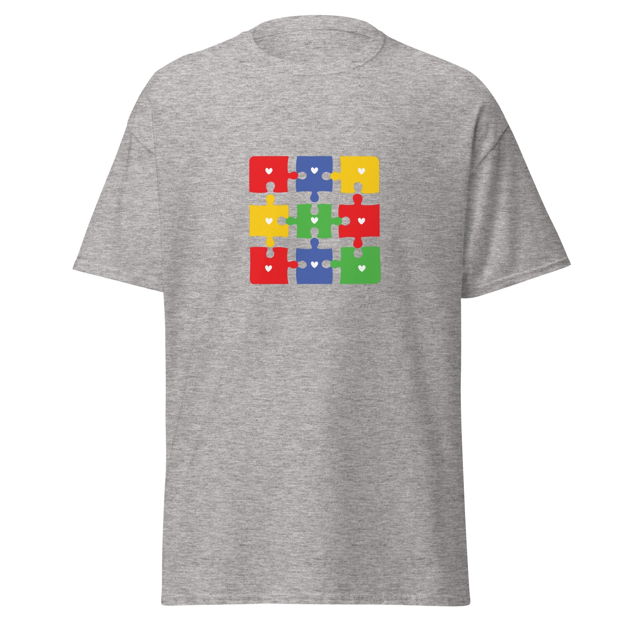 Autism Jigsaw Mens Custom T Shirt - Kicks Shoelaces