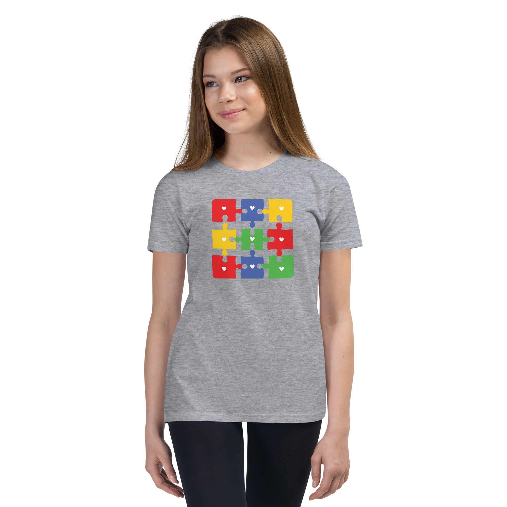 Autism Jigsaw Youth Graphic Tees - Kicks Shoelaces