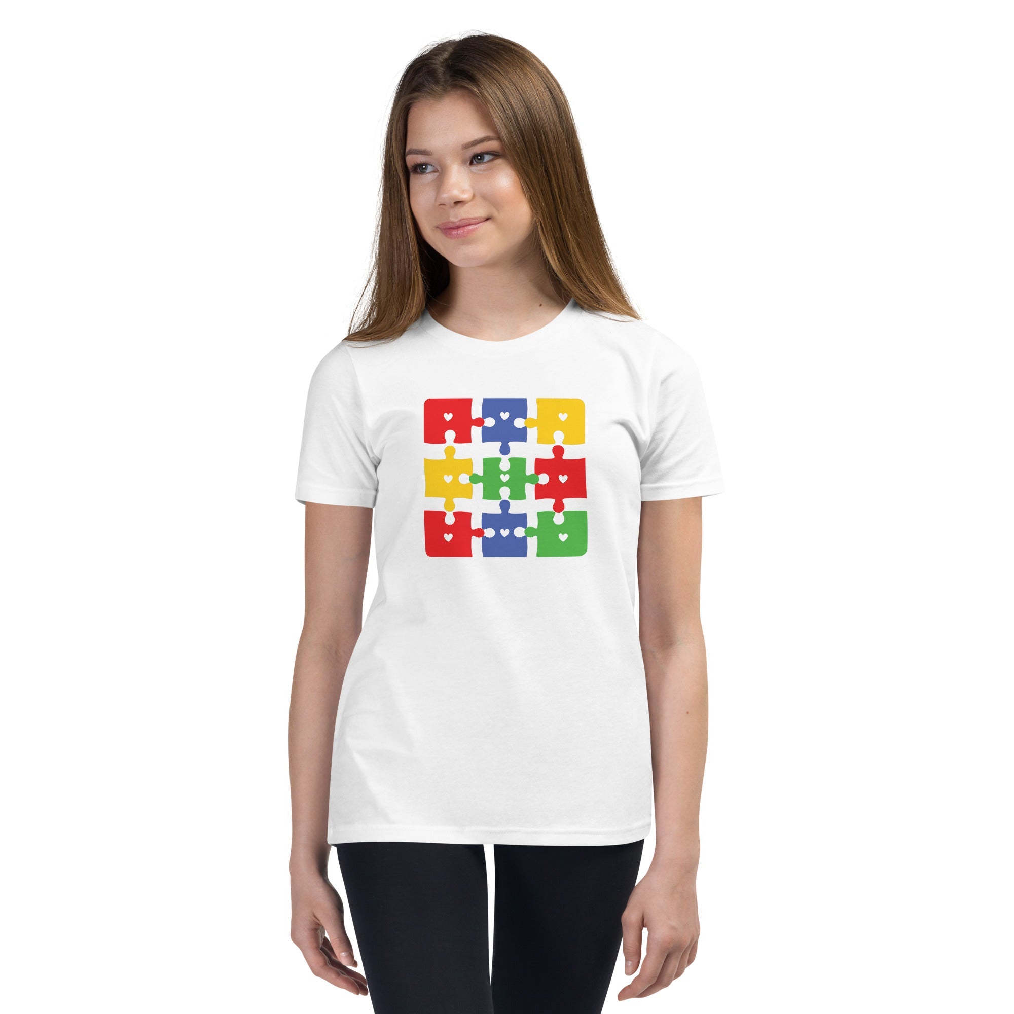 Autism Jigsaw Youth Graphic Tees - Kicks Shoelaces