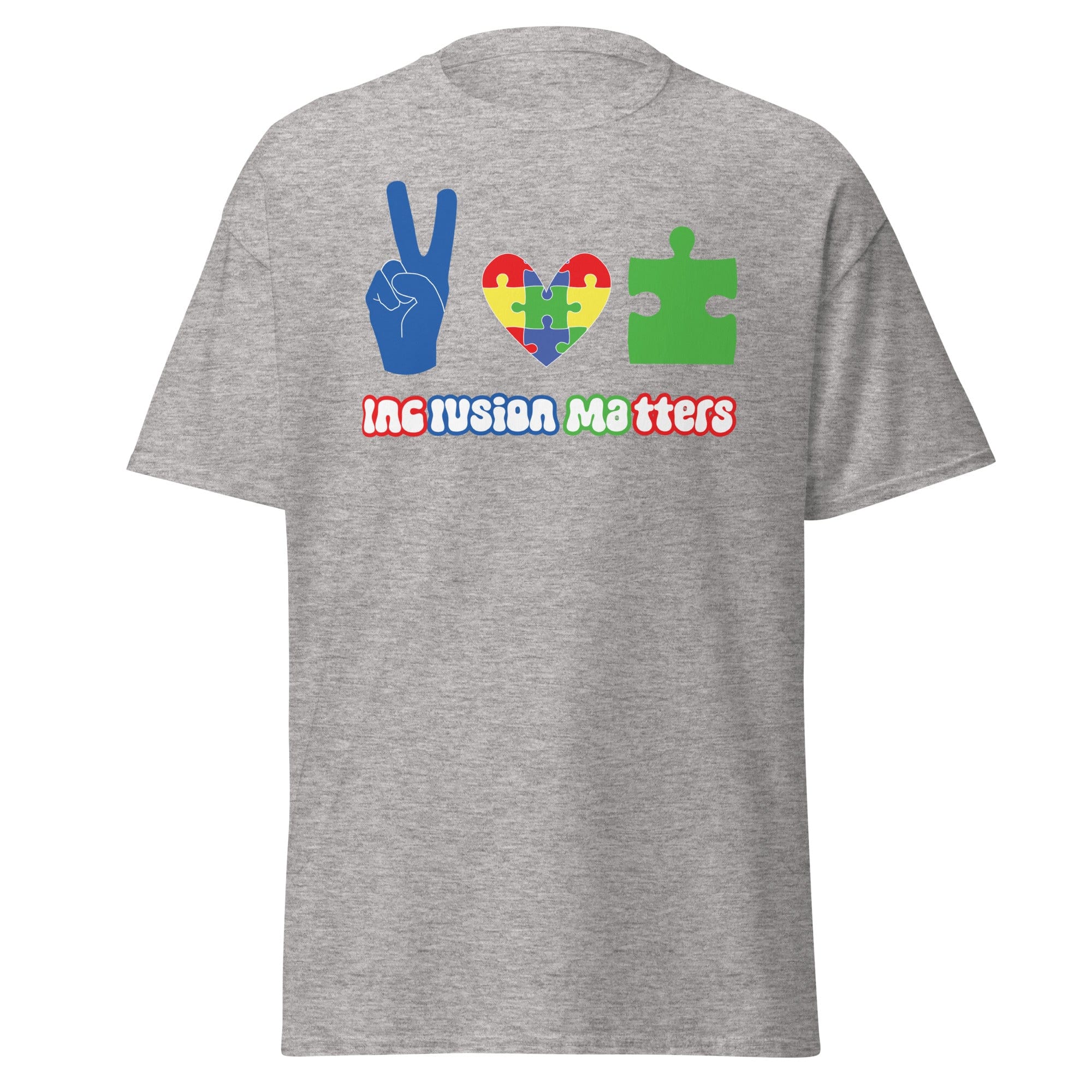 Autism Peace Mens Custom T Shirt - Kicks Shoelaces