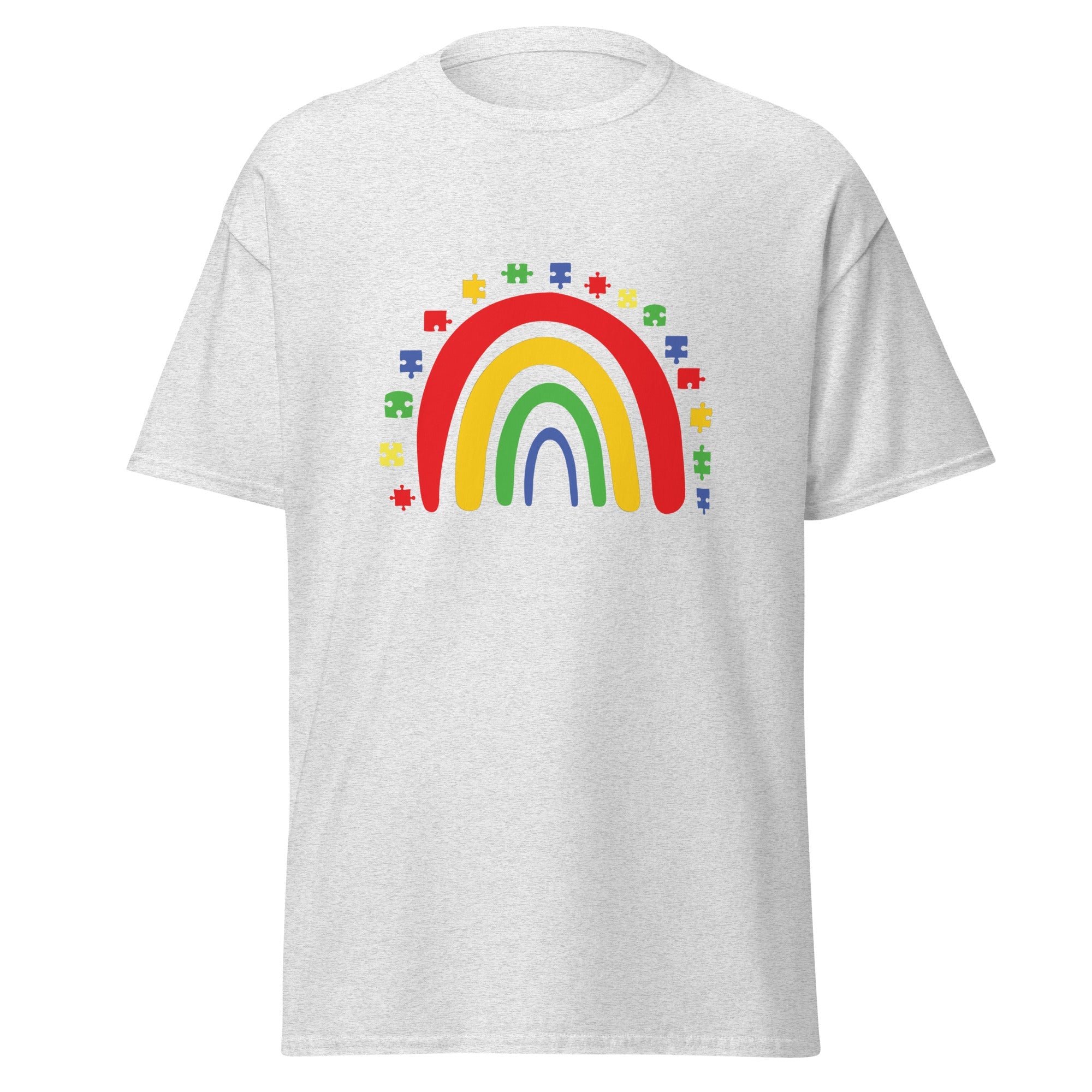 Autism Rainbow Mens Custom T Shirt - Kicks Shoelaces