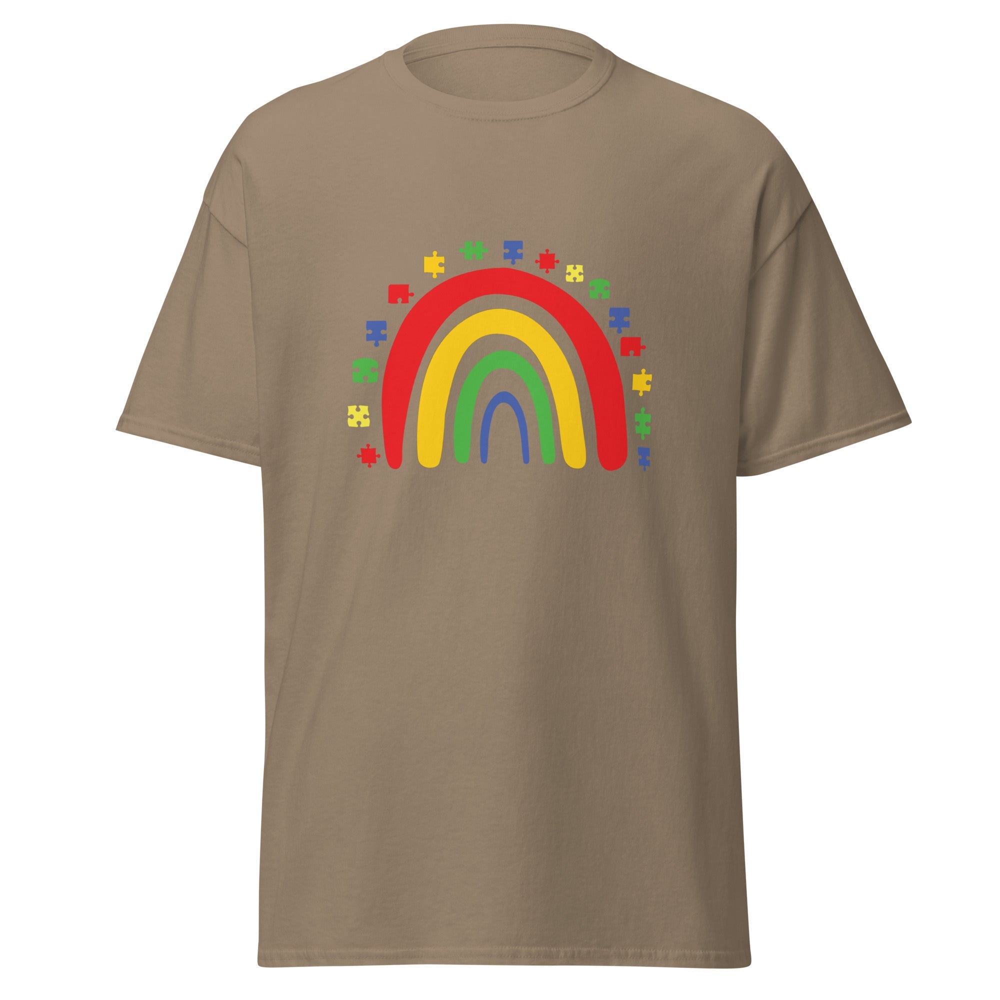 Autism Rainbow Mens Custom T Shirt - Kicks Shoelaces