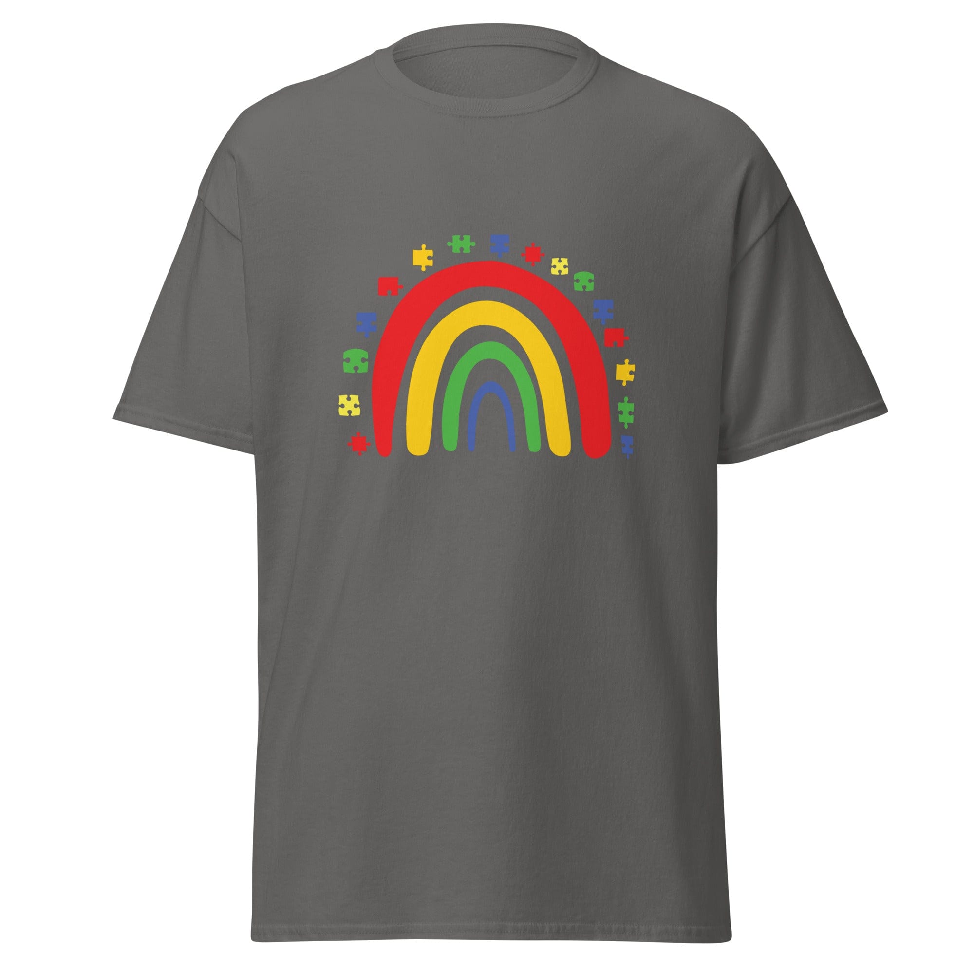 Autism Rainbow Mens Custom T Shirt - Kicks Shoelaces