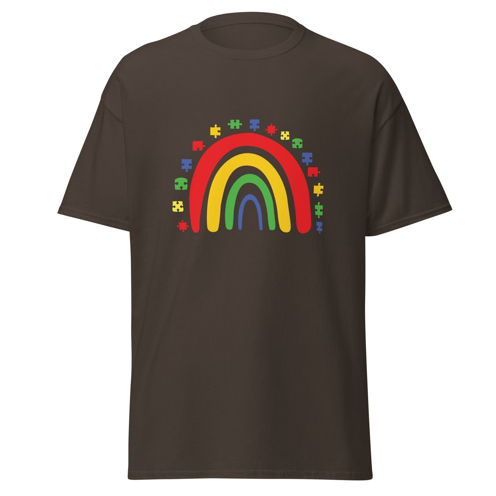 Autism Rainbow Mens Custom T Shirt - Kicks Shoelaces