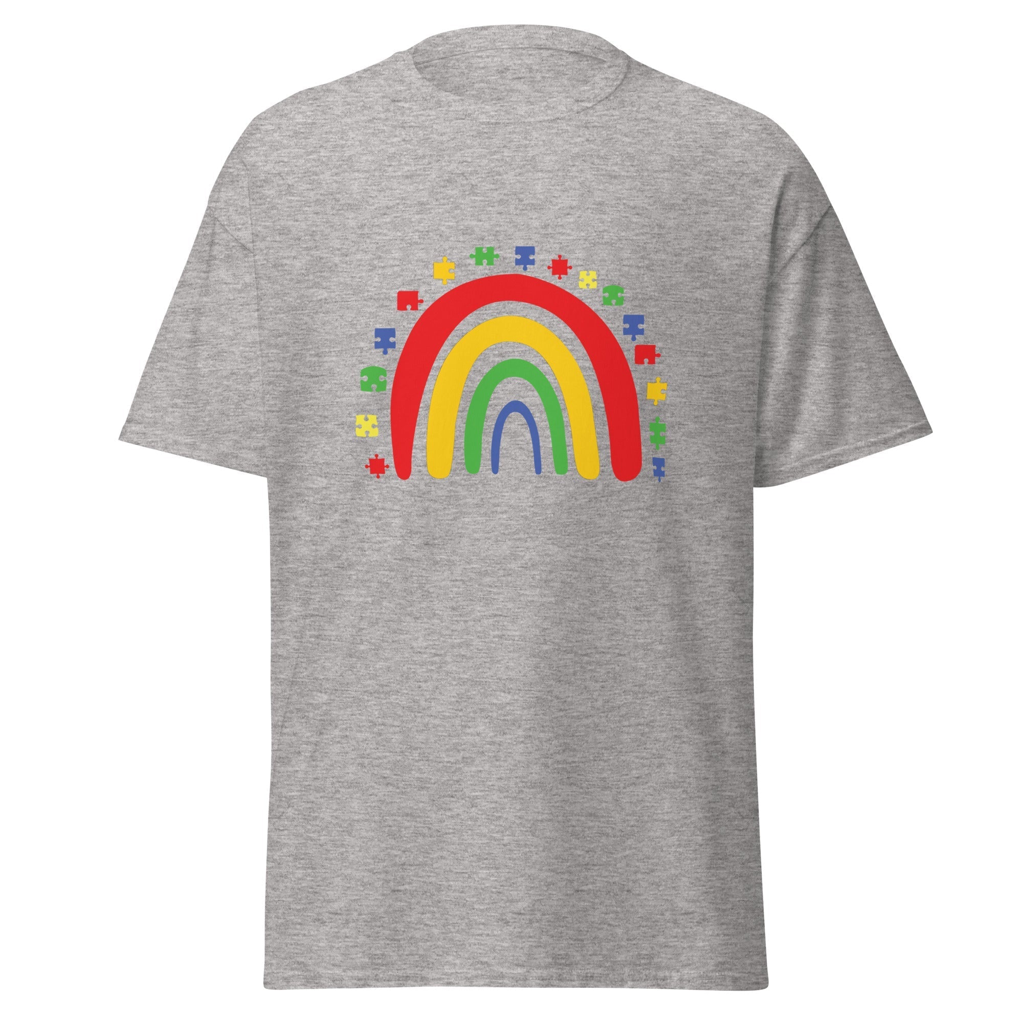 Autism Rainbow Mens Custom T Shirt - Kicks Shoelaces