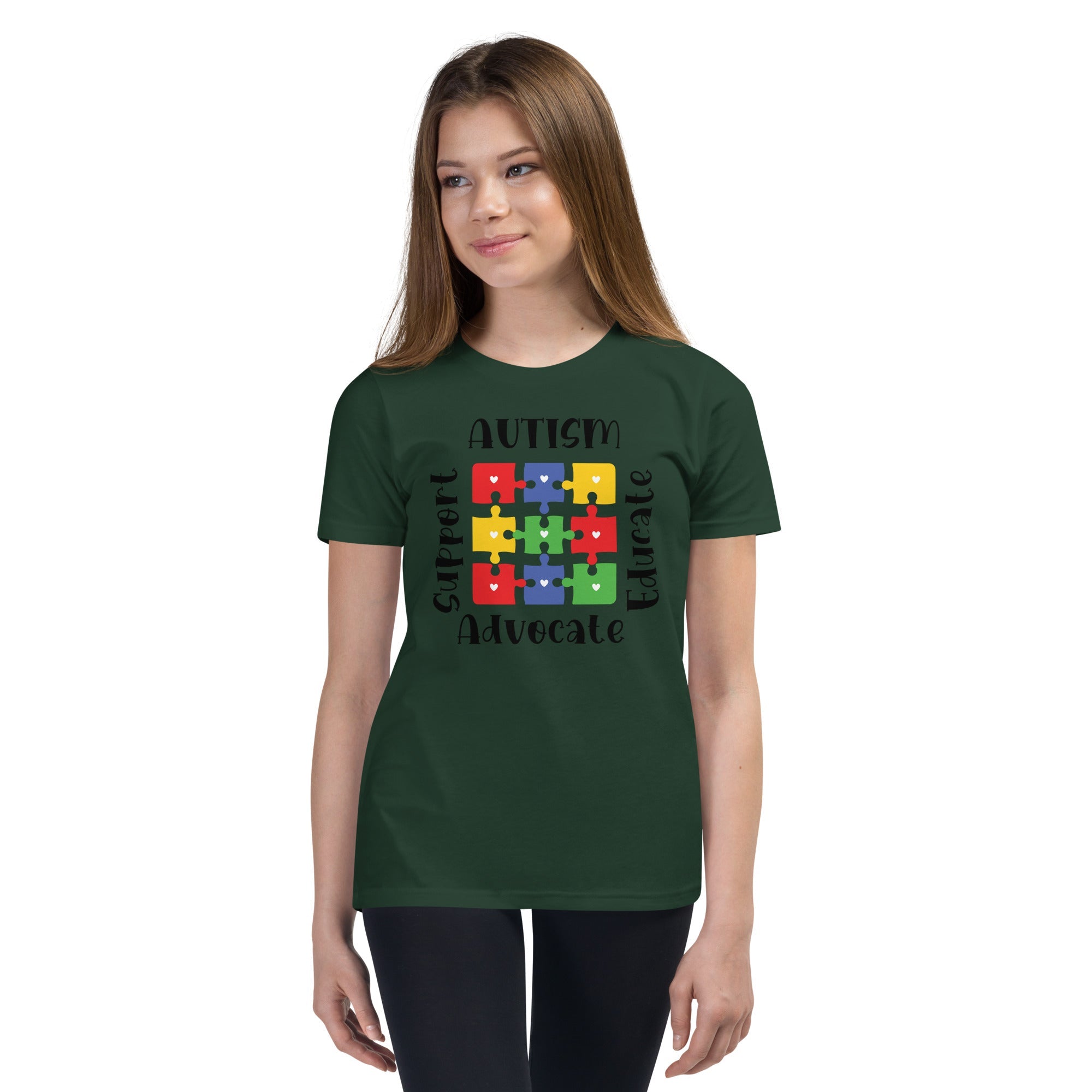 Autism Support Youth Graphic Tees - Kicks Shoelaces