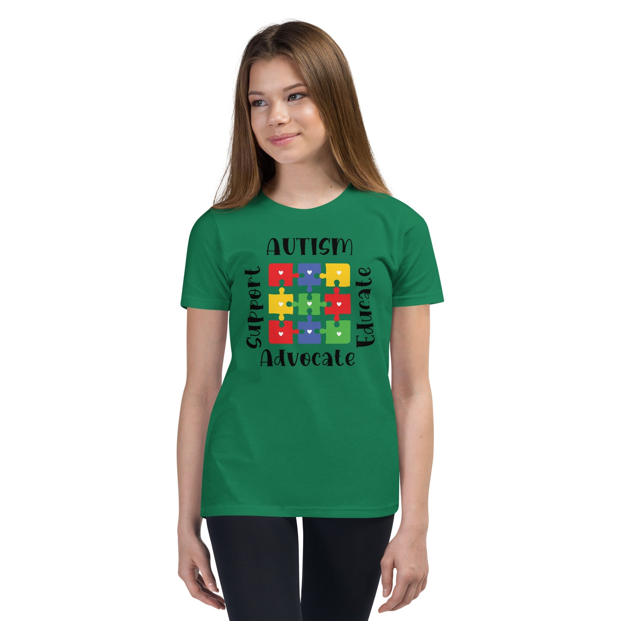 Autism Support Youth Graphic Tees - Kicks Shoelaces