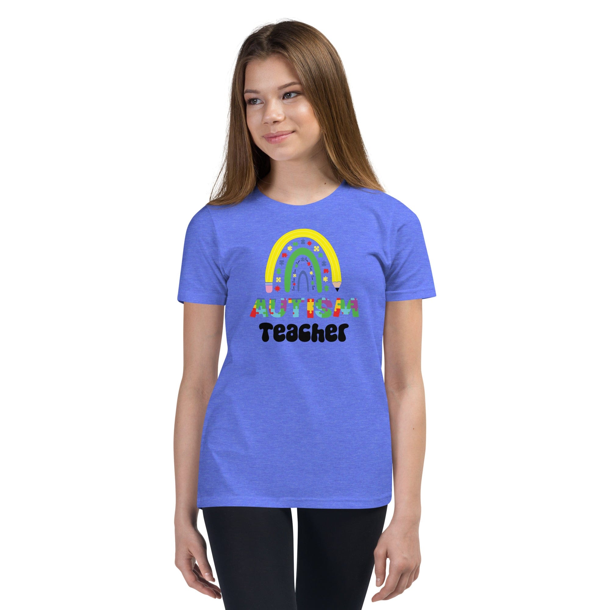 Autism Teacher Youth Graphic Tees - Kicks Shoelaces