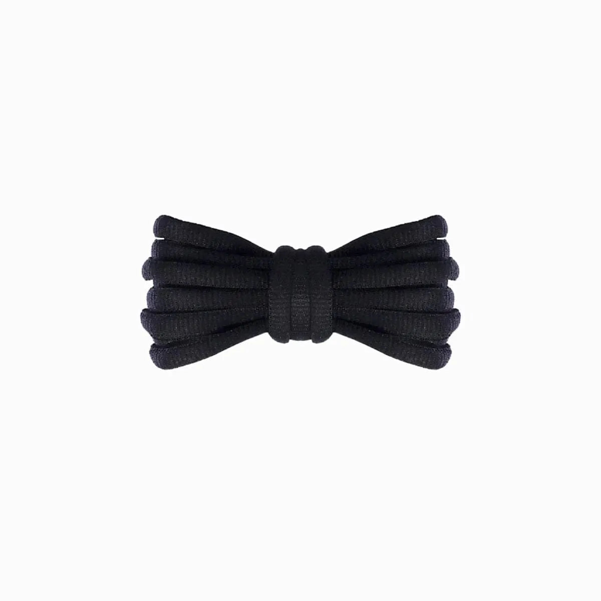 Black Nike Savaleos Weightlifting shoes replacement laces, oval laces by Kicks Shoelaces.
