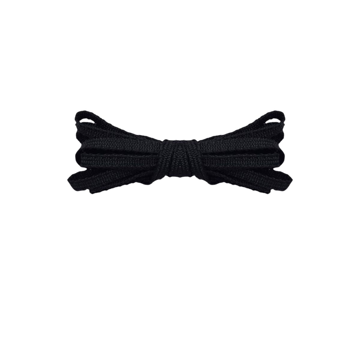 Black sawtooth laces for Nike Zoom Rival Distance Track Spikes by Kicks Shoelaces