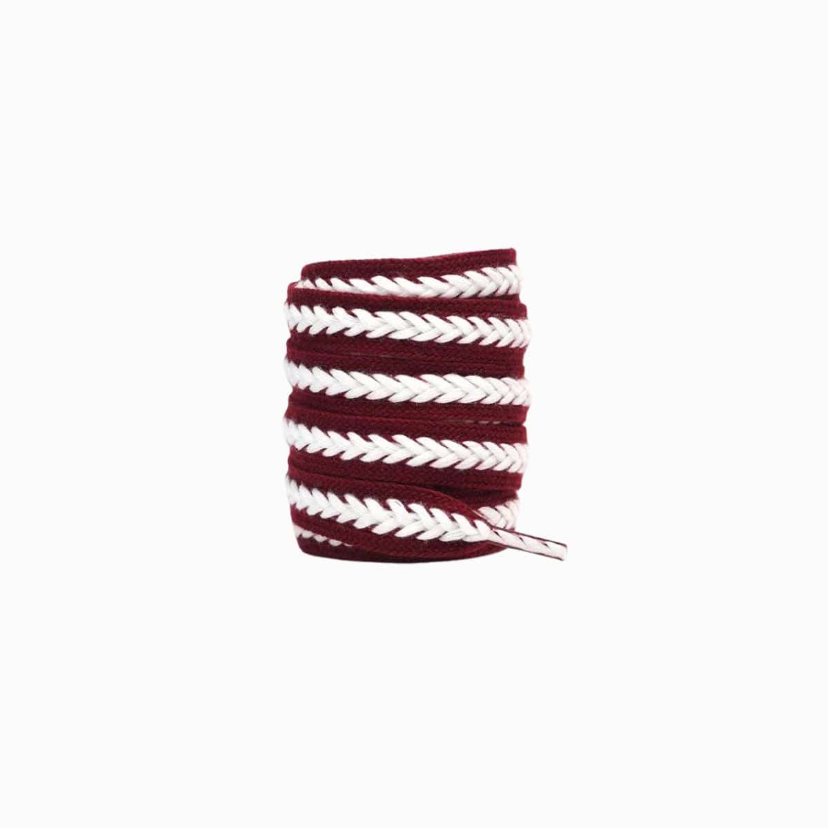 Wine_Red_Braid_Fat_laces_Thick_Shoelaces