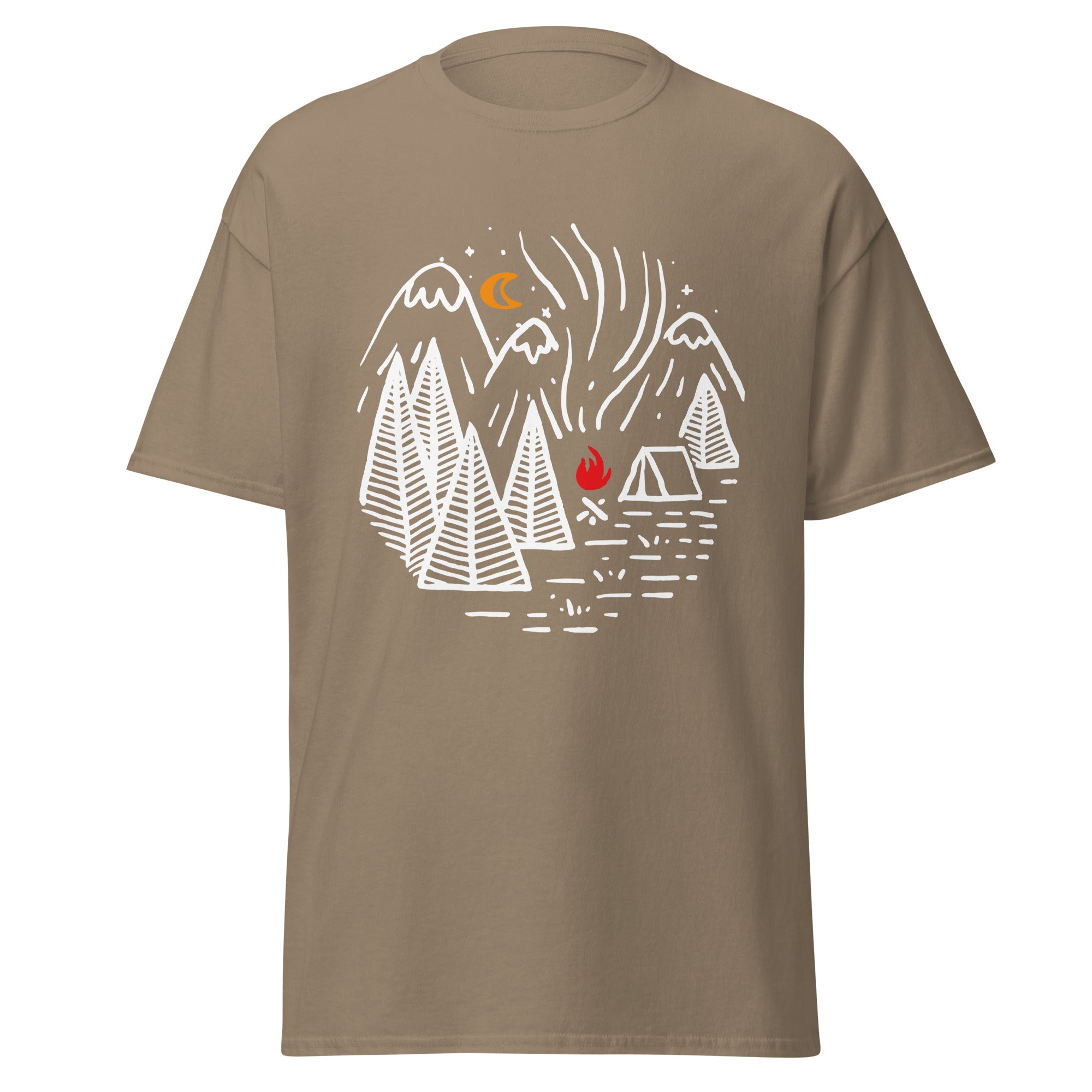 Camping Mens Graphic Tee - Kicks Shoelaces