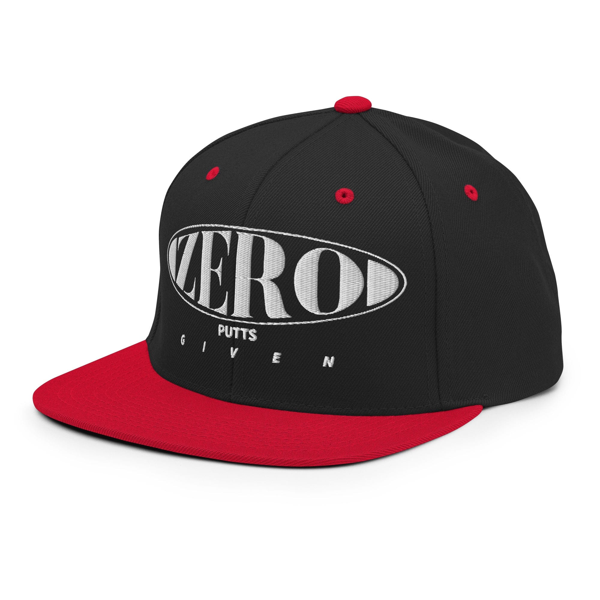 Zero Putts Given Golf Snapback Hat