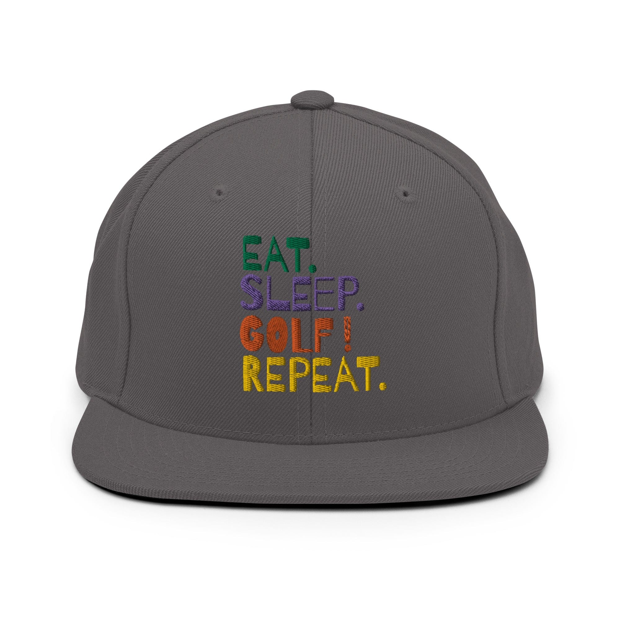 Eat Sleep Golf Repeat Snapback Hat