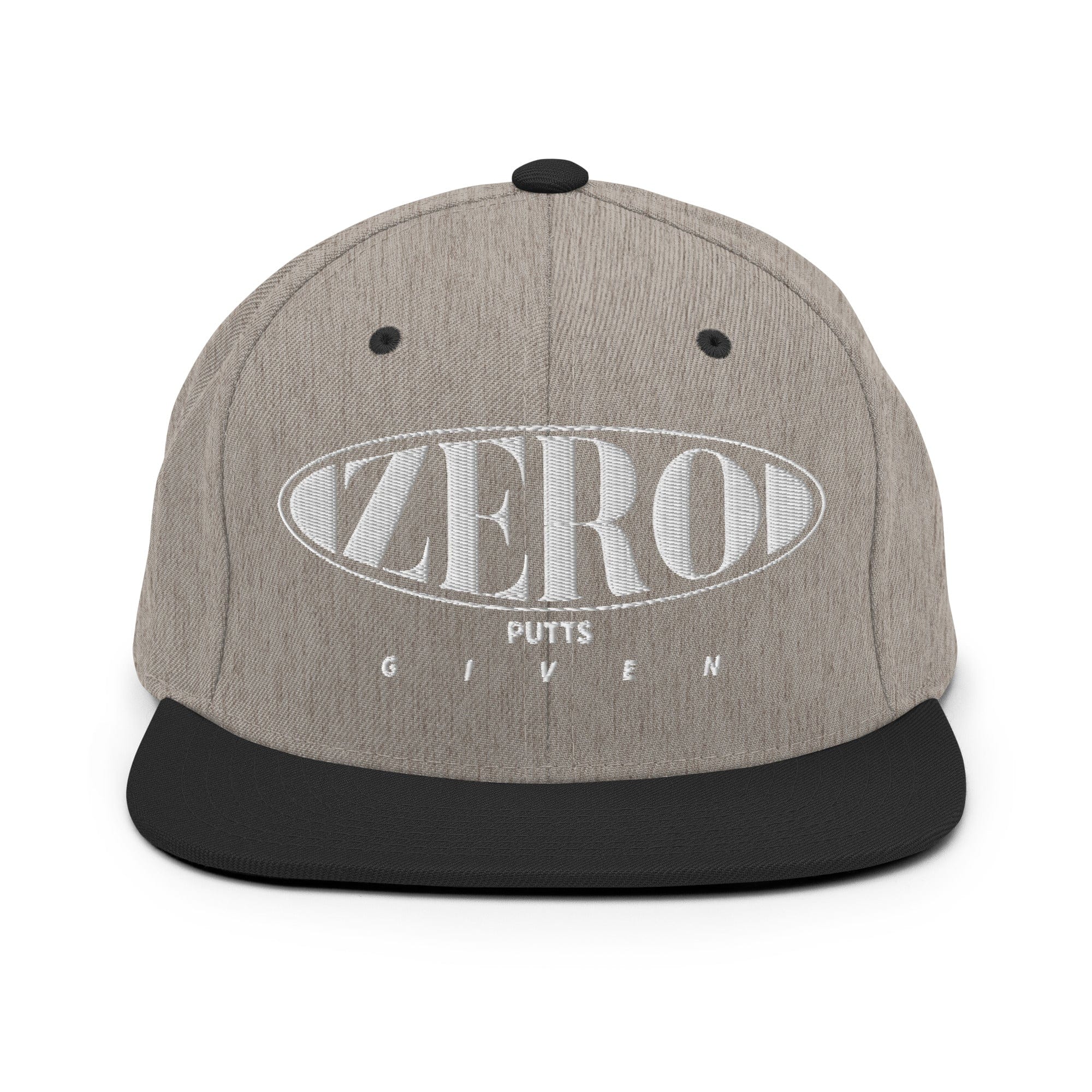 Zero Putts Given Golf Snapback Hat