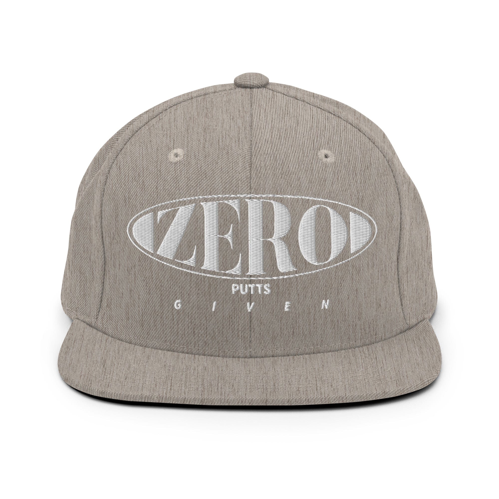 Zero Putts Given Golf Snapback Hat