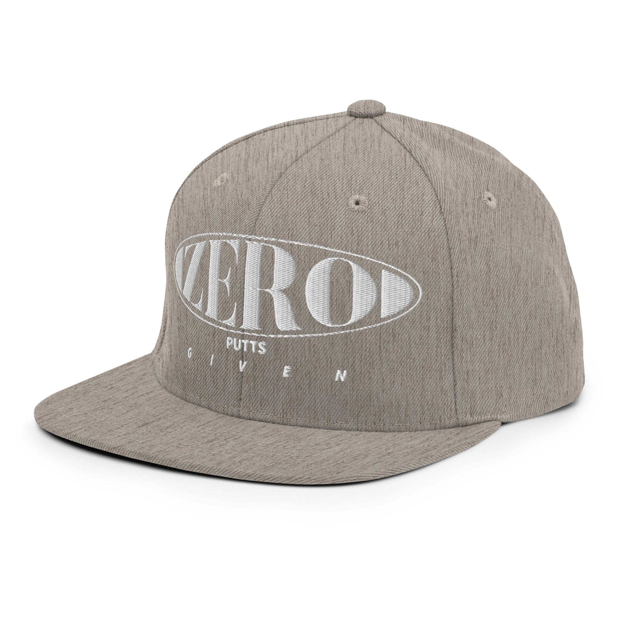 Zero Putts Given Golf Snapback Hat