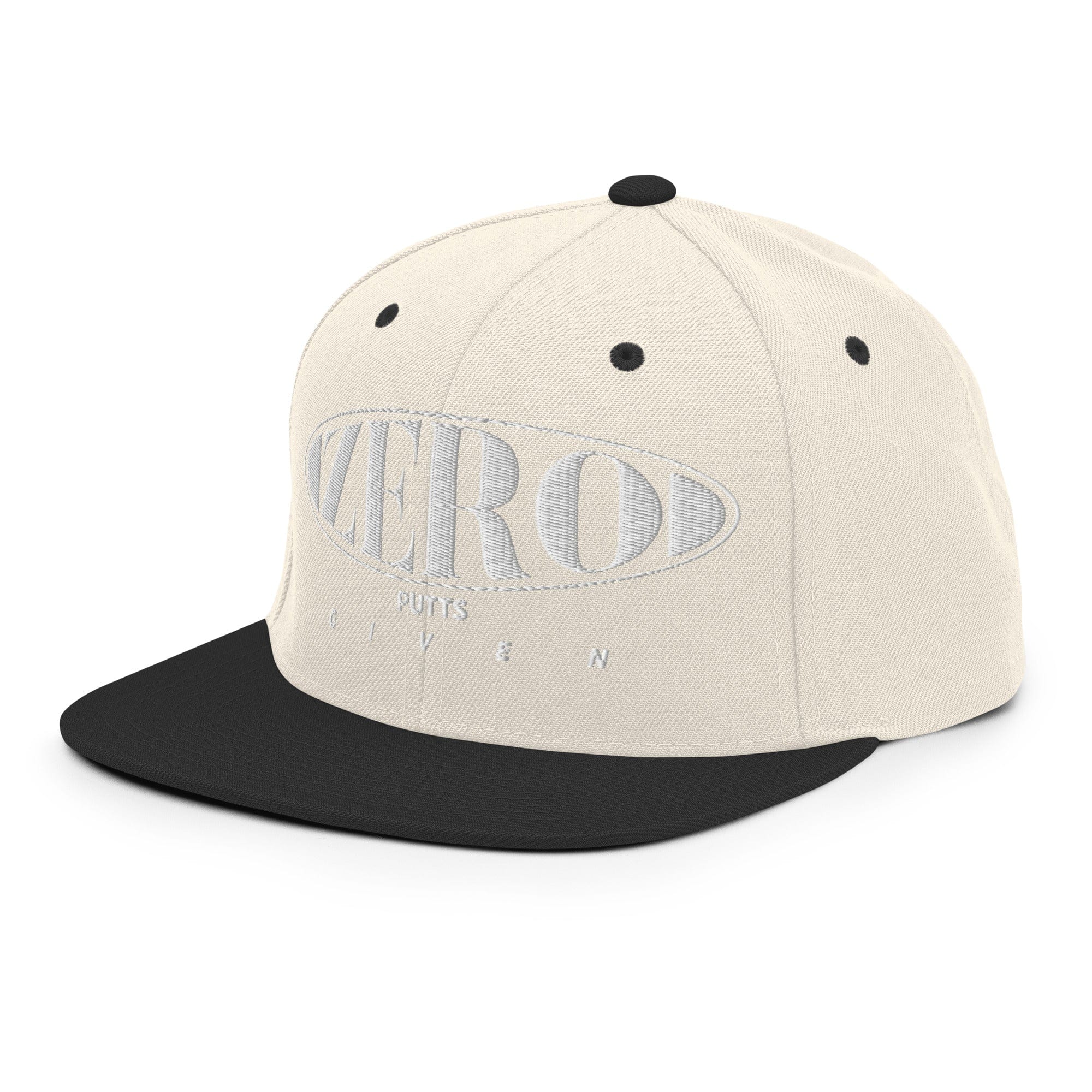 Zero Putts Given Golf Snapback Hat