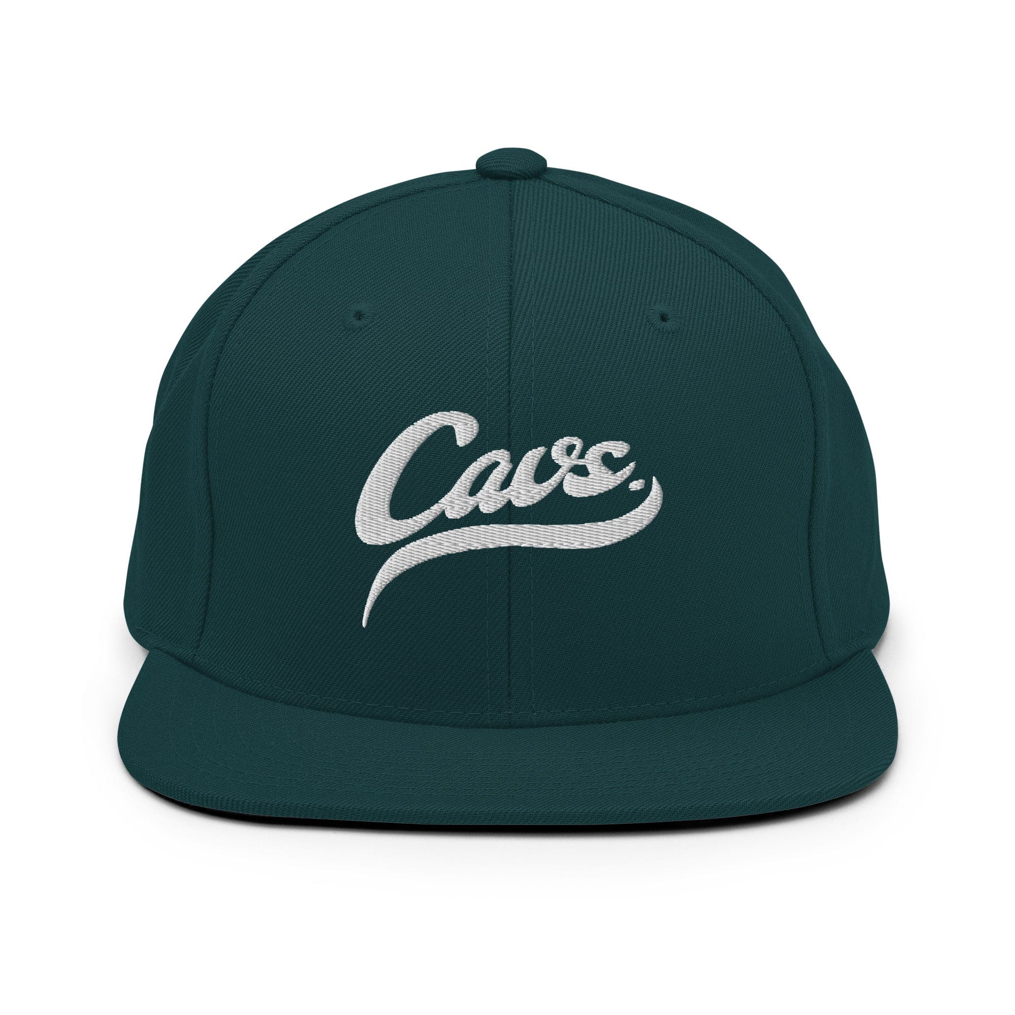 Cavs Snapback Hat Baseball Cap Spruce One Size Fits Most Snapback Baseball Cap Embroidered