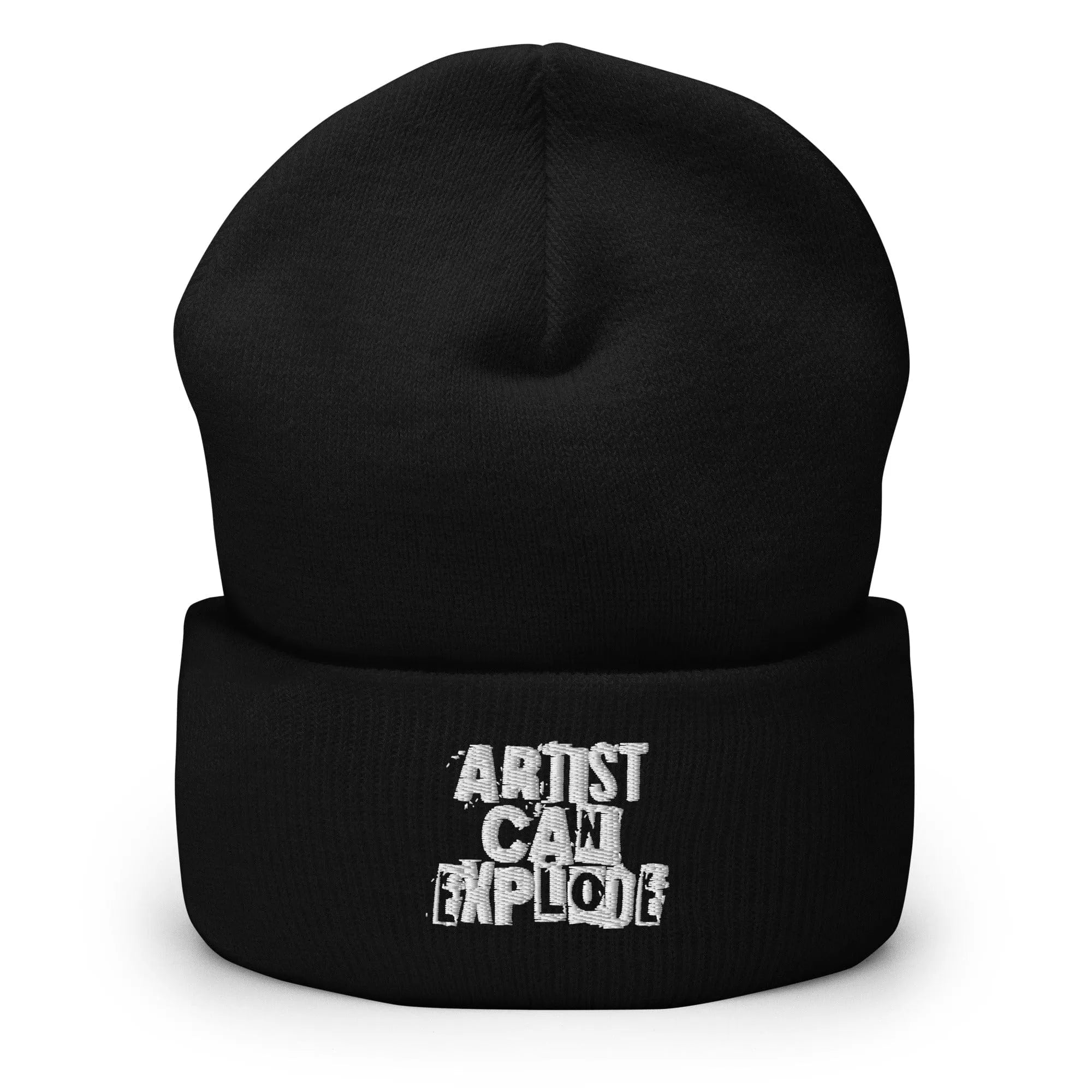 Artist Can Explode Cuffed Beanie | Embroidered Beanies
