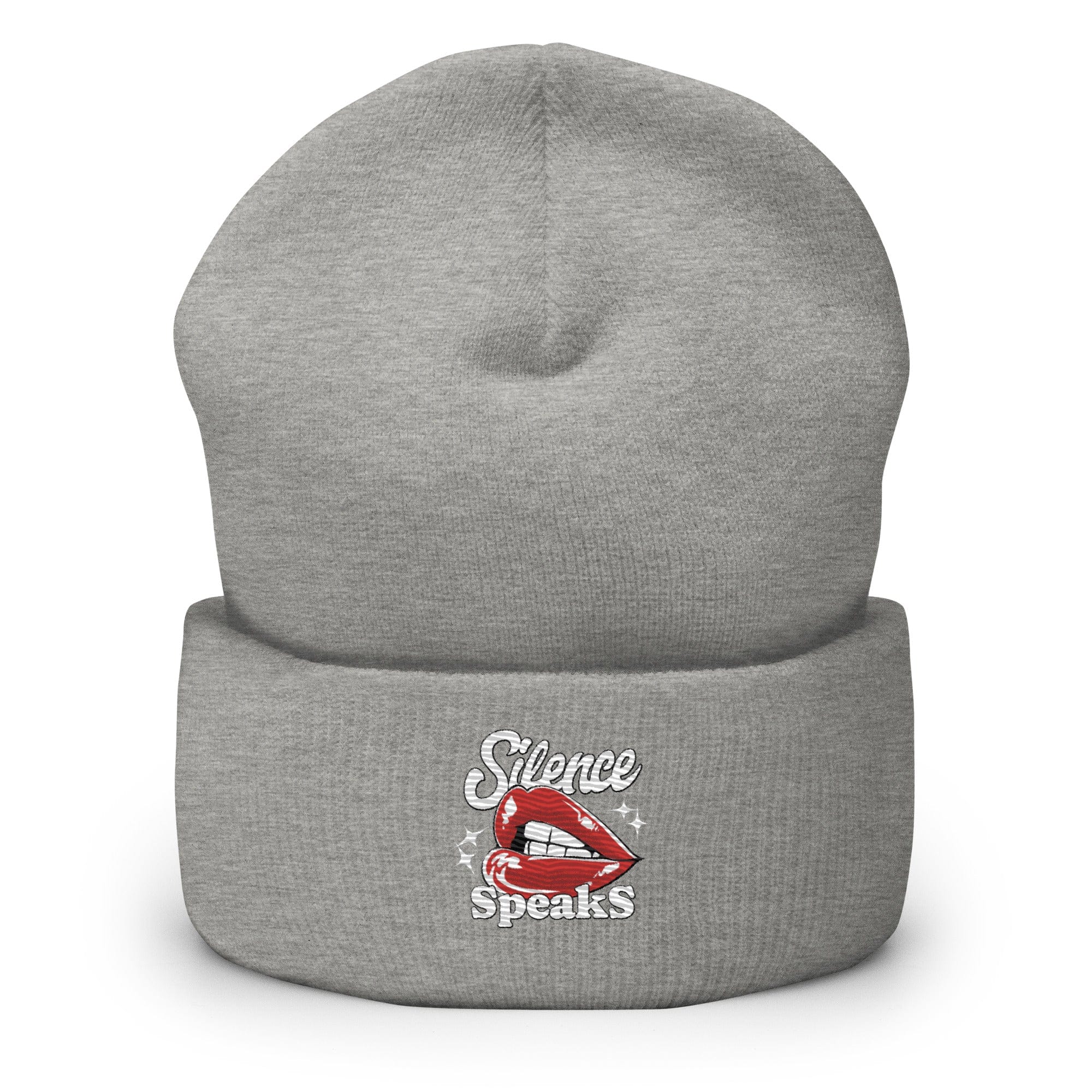 Silence Speaks Cuffed Beanie