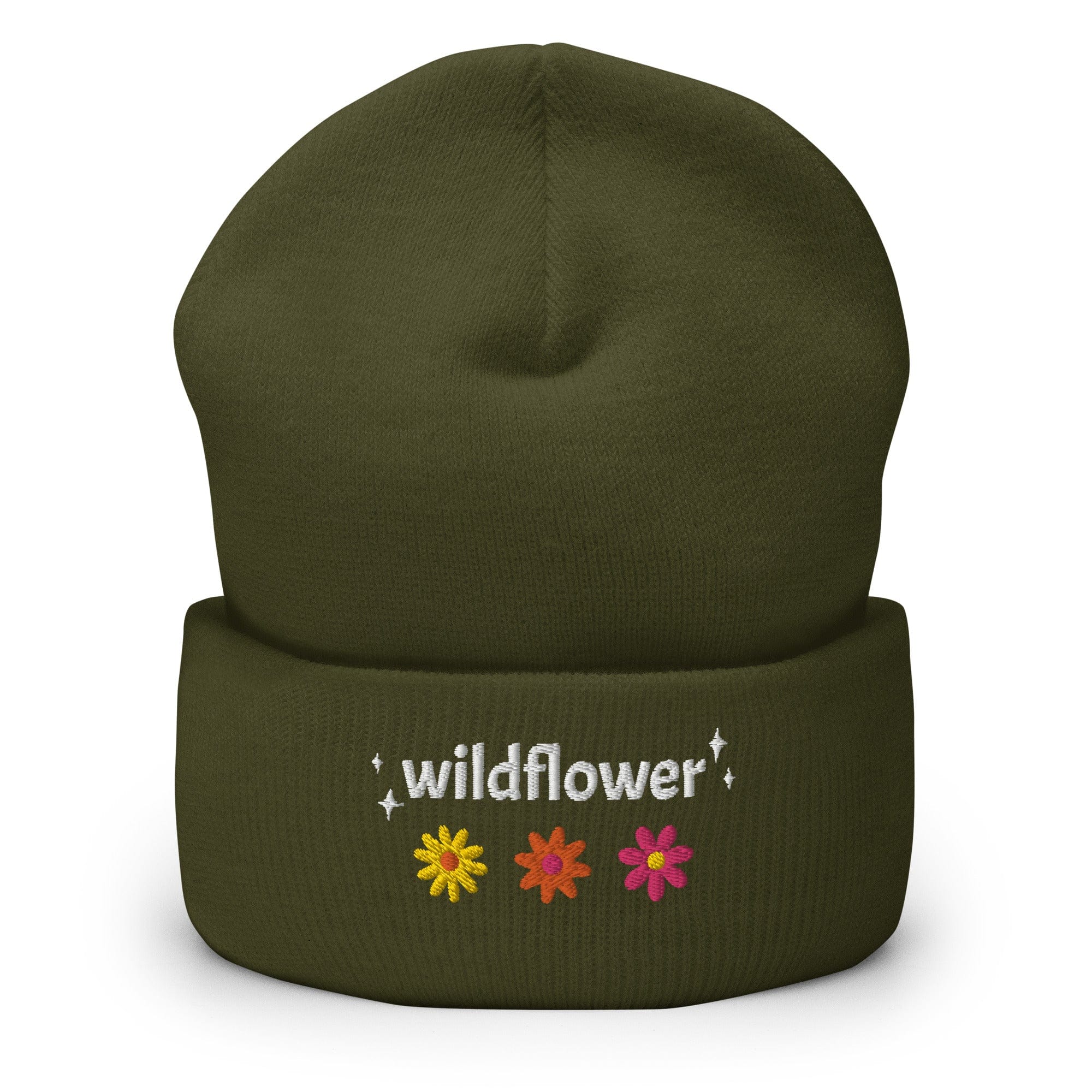 Wildflower Cuffed Beanie